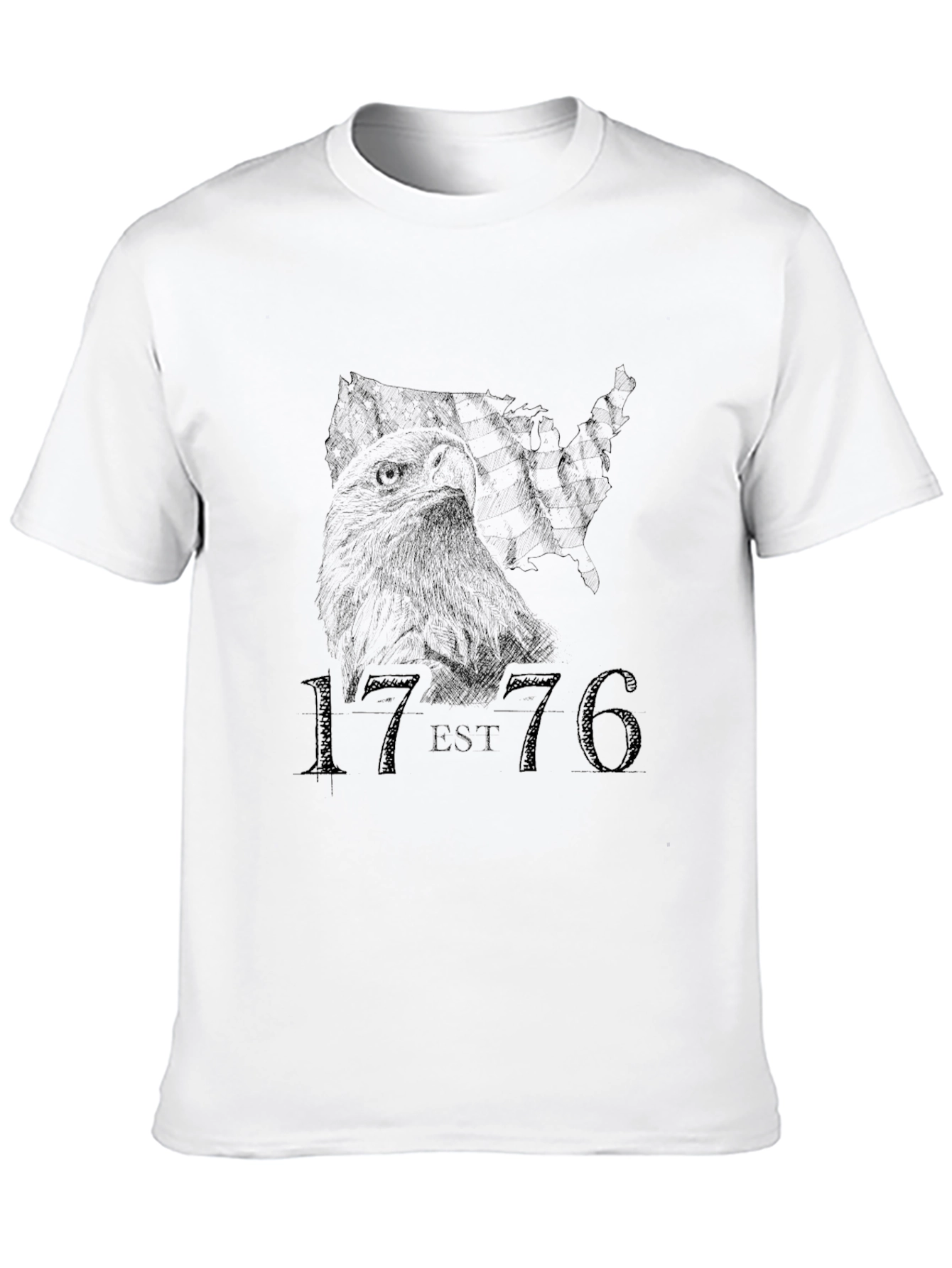 Est. 1776 Graphic Tee - Black