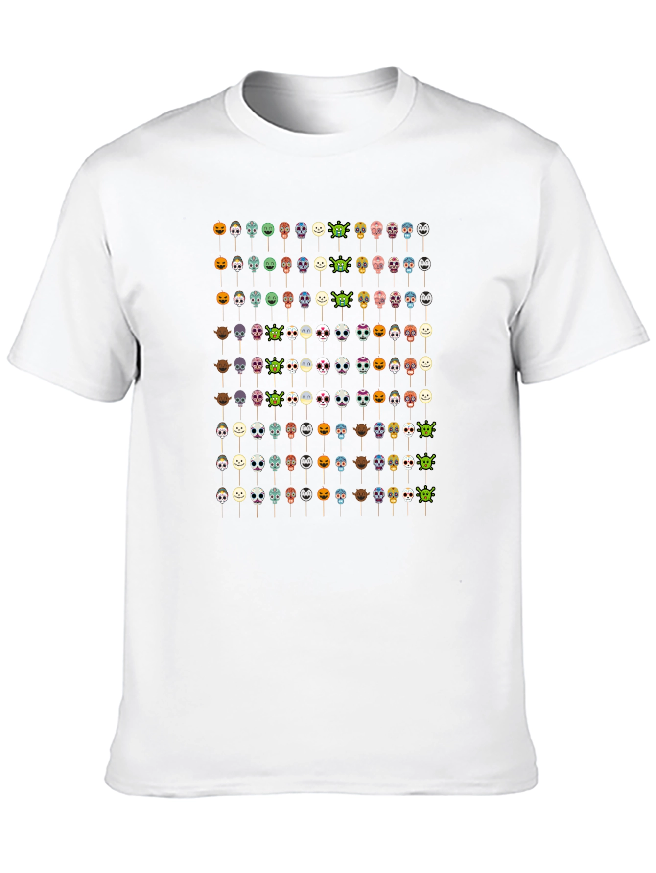 Emoji Faces Black T-Shirt Novelty