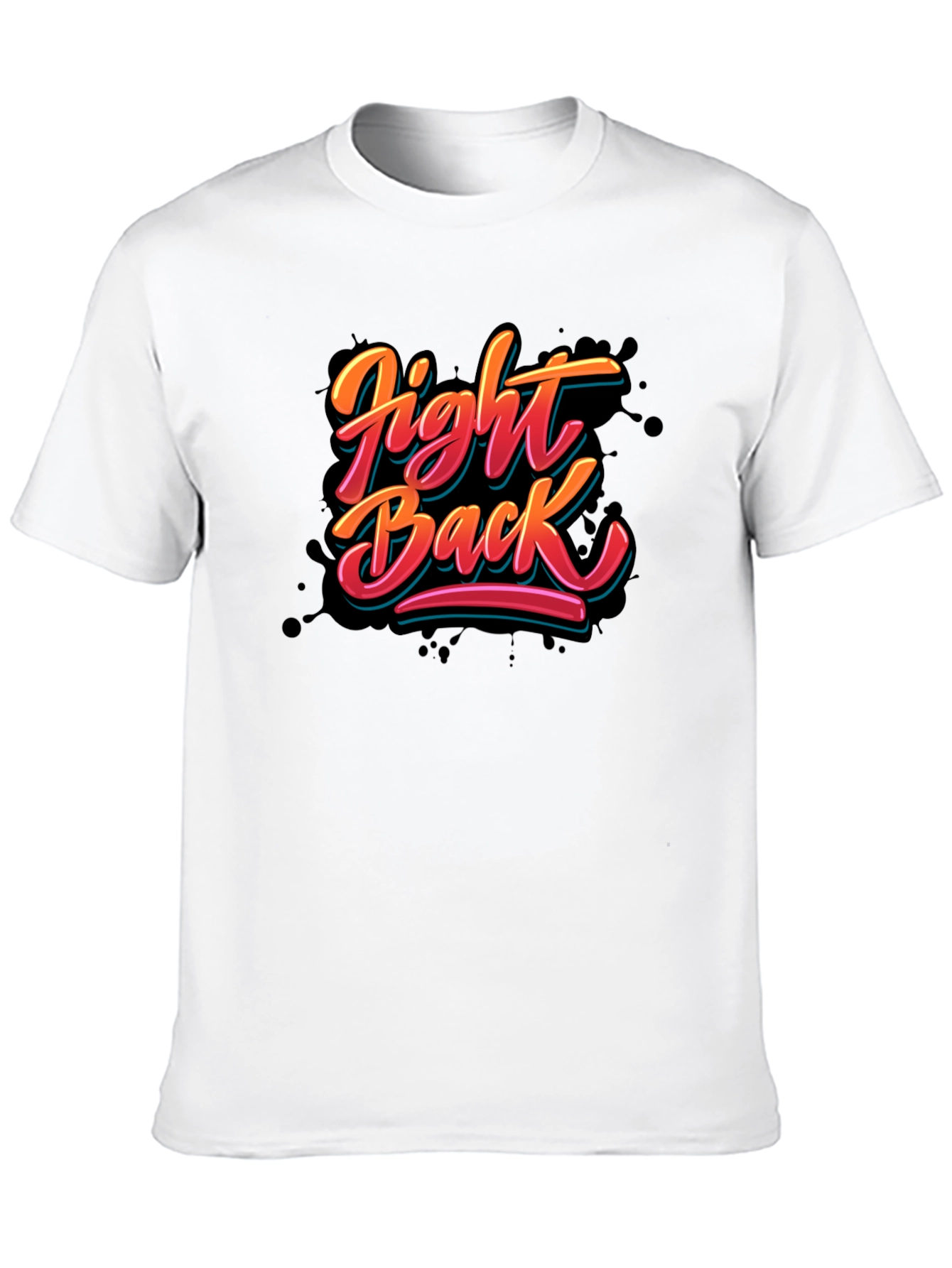 Fight Back Graphic T-Shirt - Bold Statement Tee