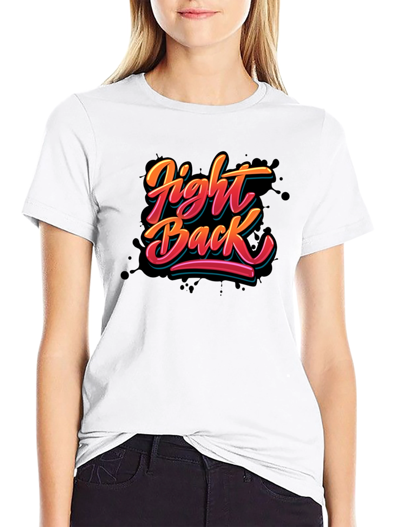 Fight Back Graphic T-Shirt - Bold Statement Tee