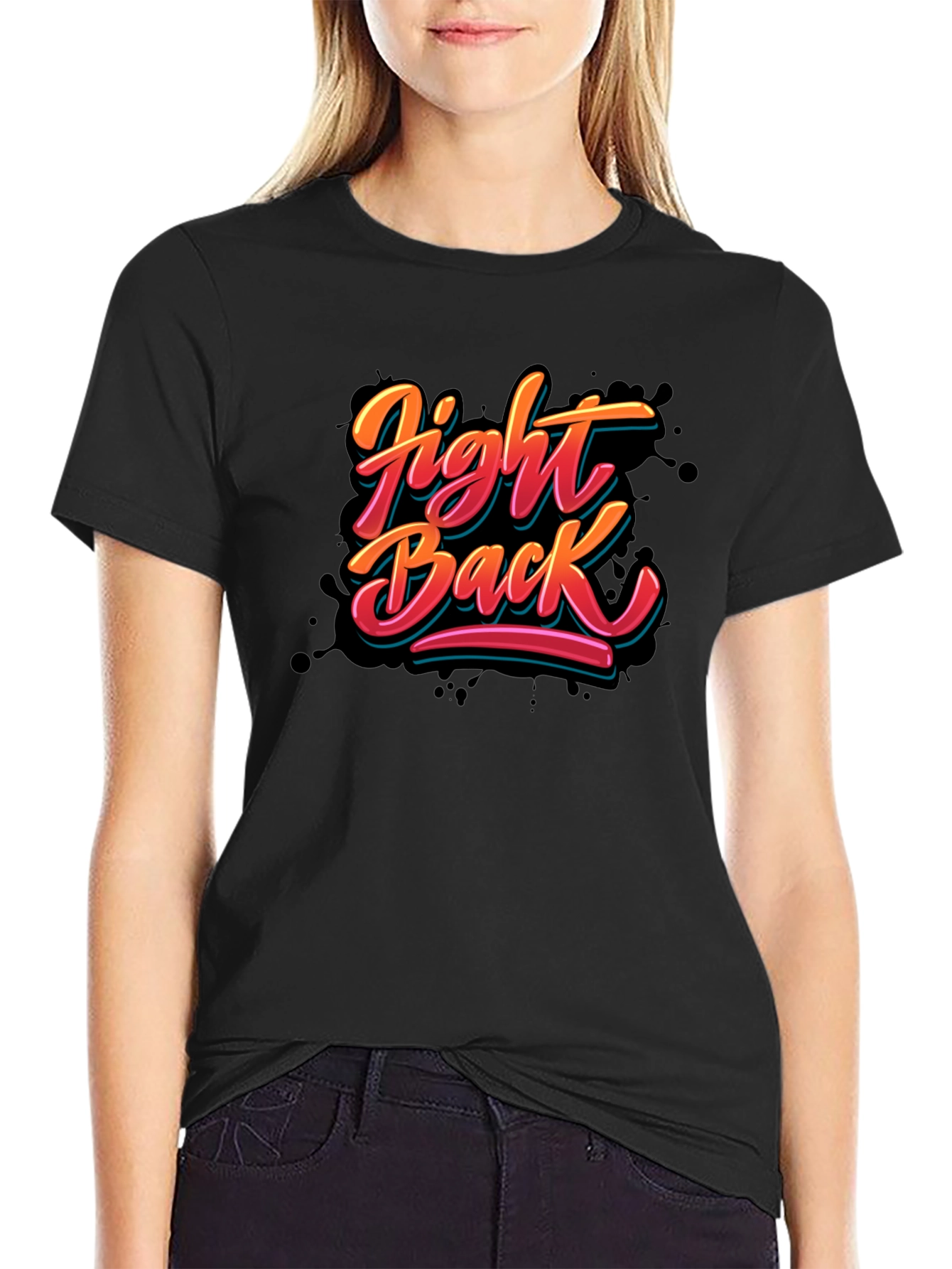 Fight Back Graphic T-Shirt - Bold Statement Tee