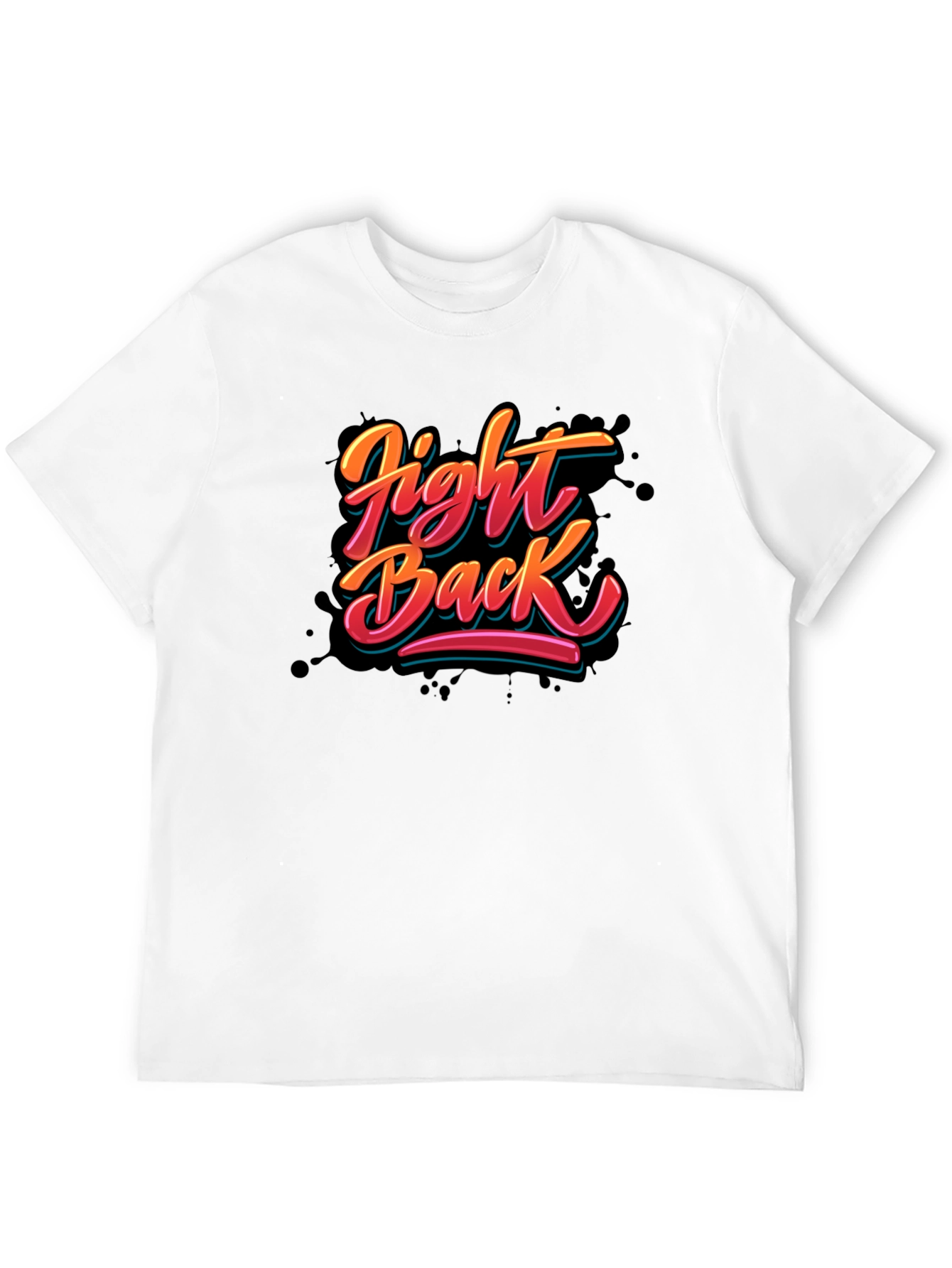 Fight Back Graphic T-Shirt - Bold Statement Tee