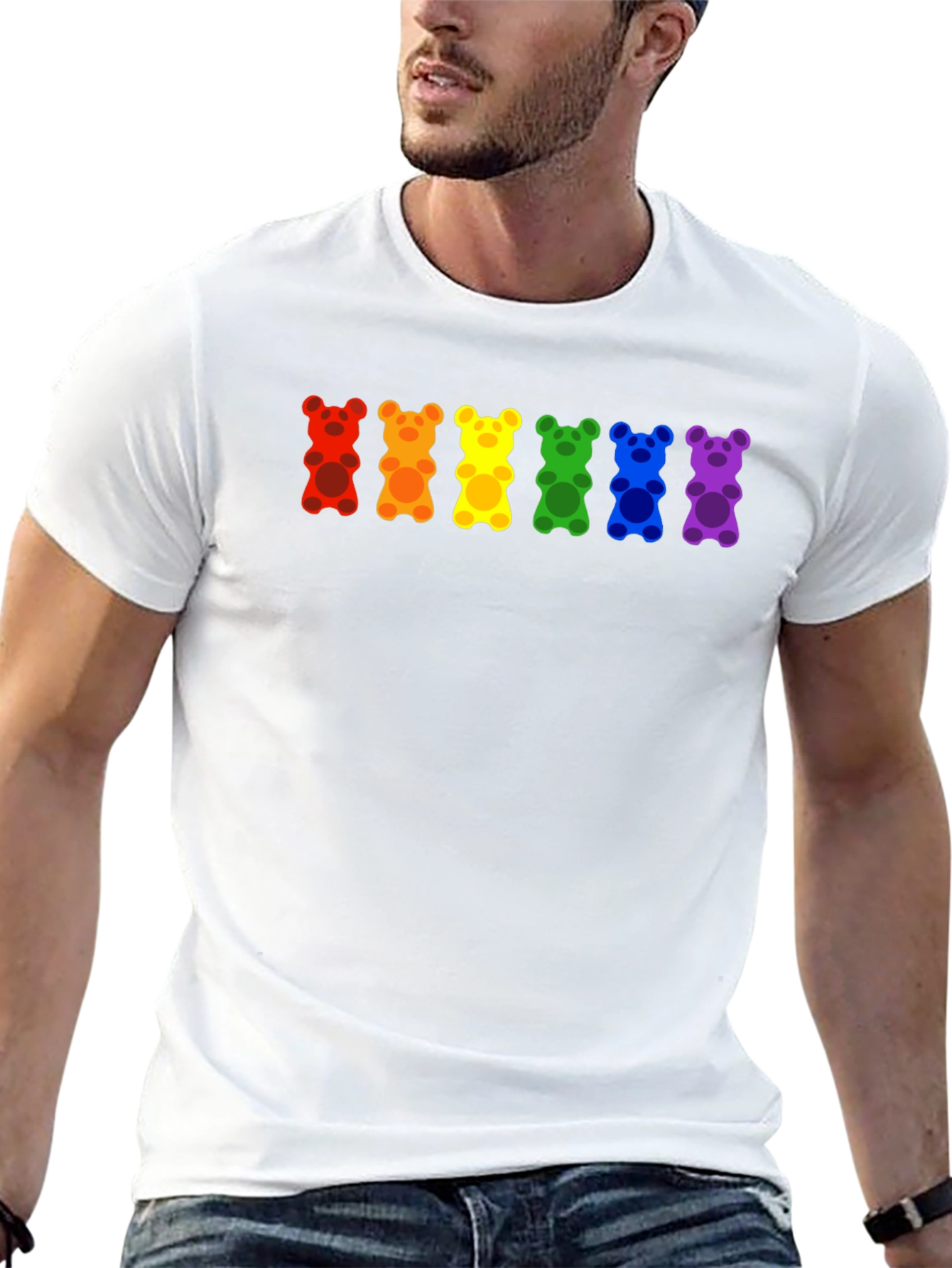 Rainbow Gummy Bear Pride T-Shirt