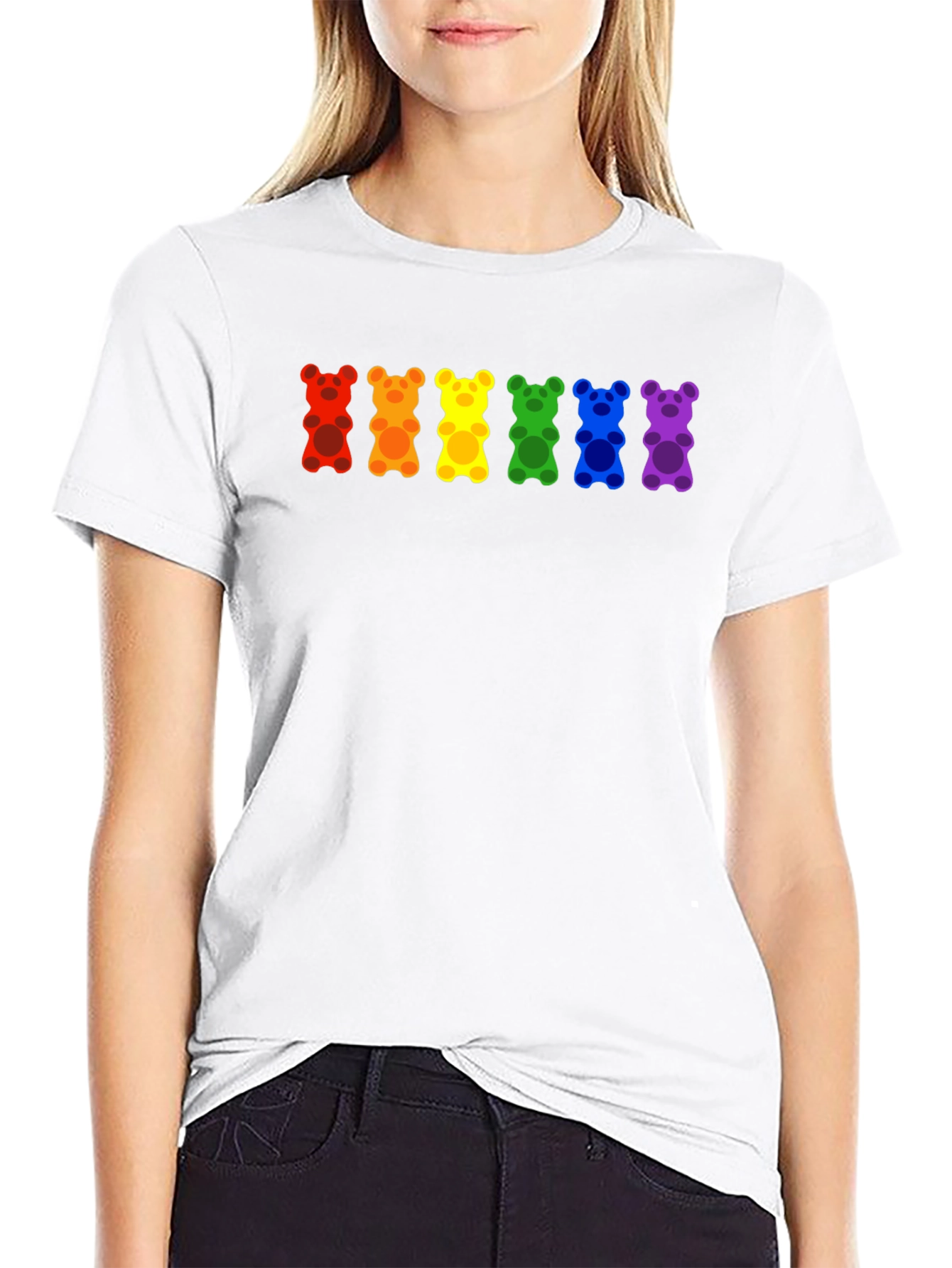 Rainbow Gummy Bear Pride T-Shirt