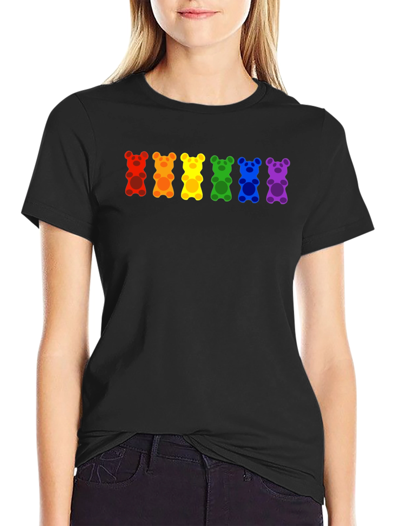 Rainbow Gummy Bear Pride T-Shirt