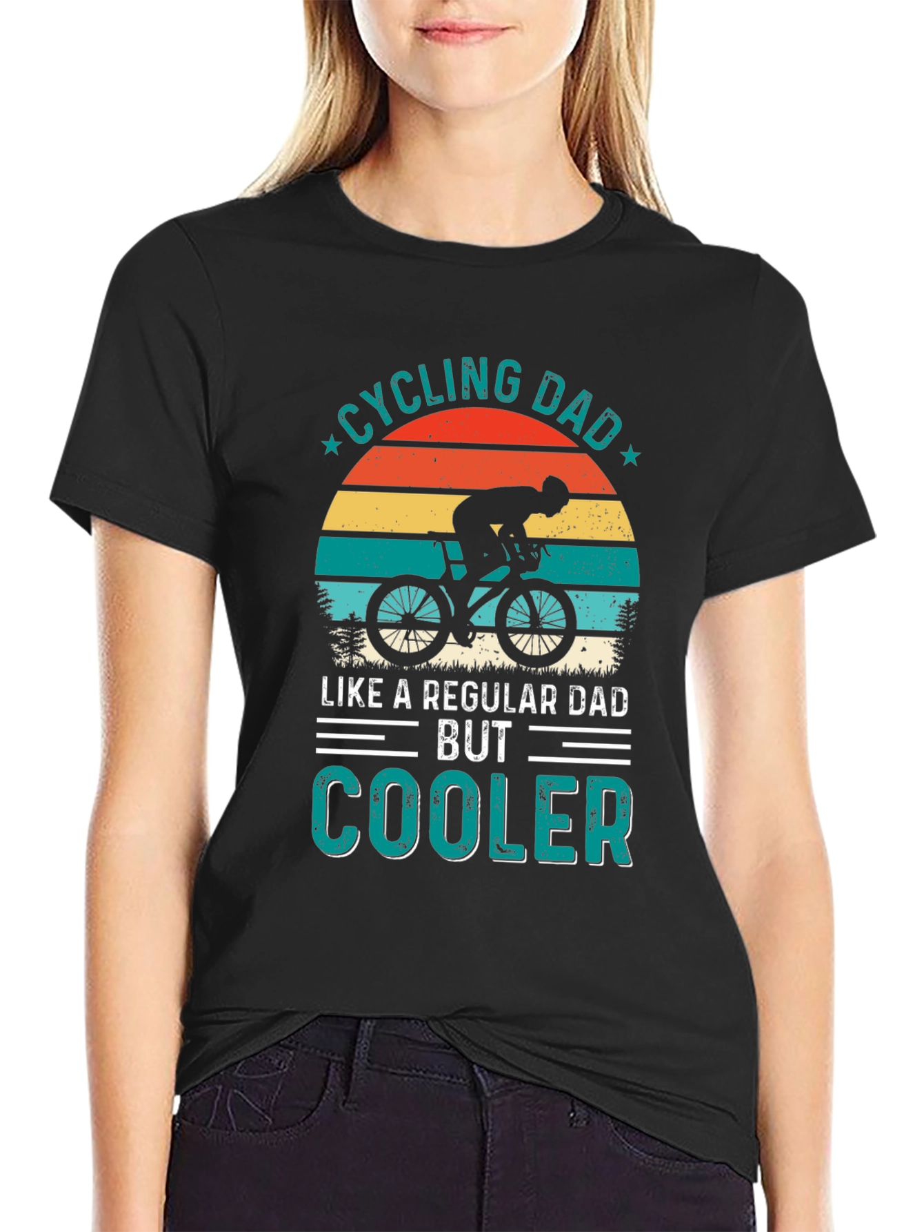 Cycling Dad T-Shirt - Regular Dad But Cooler