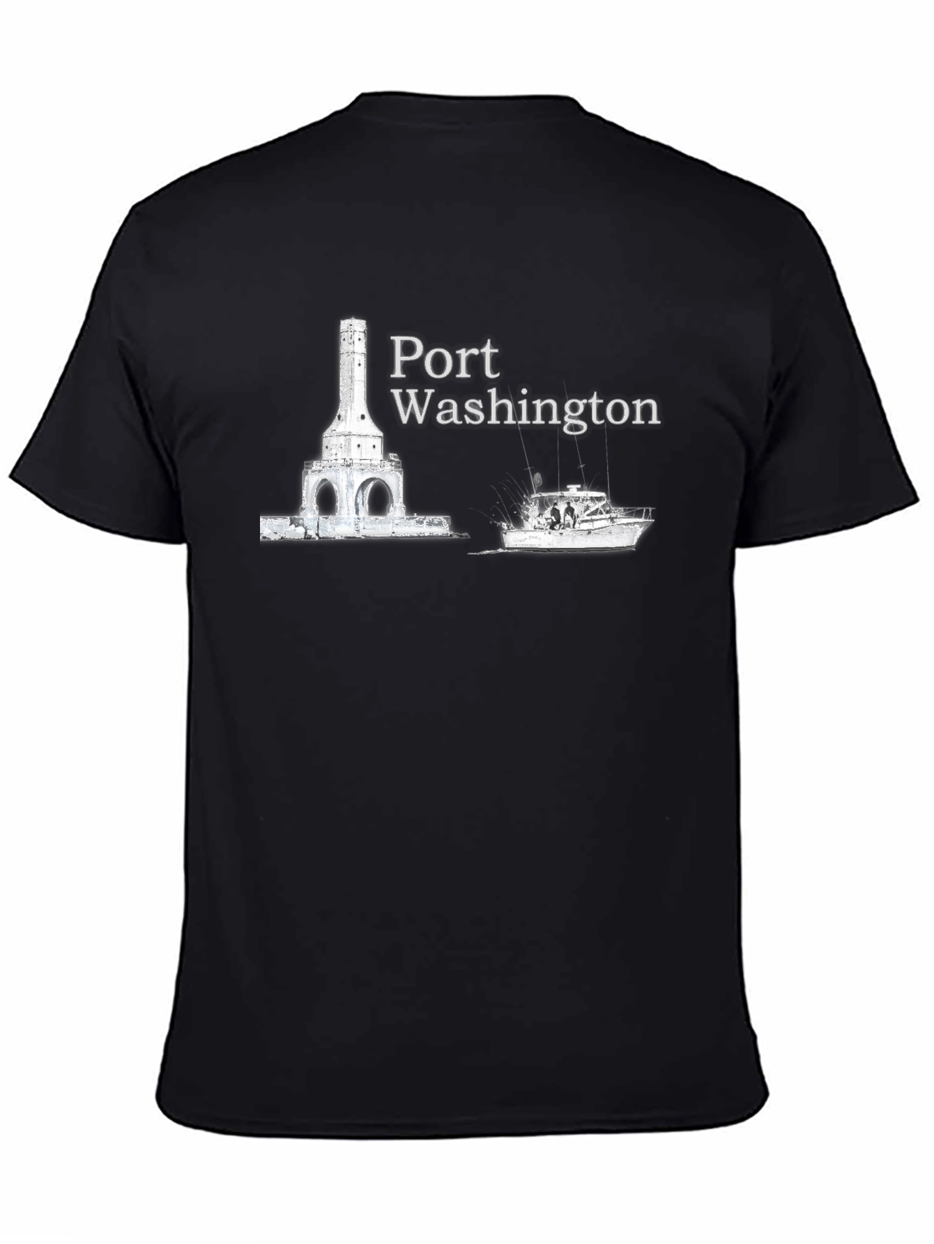 Port Washington Black T-Shirt