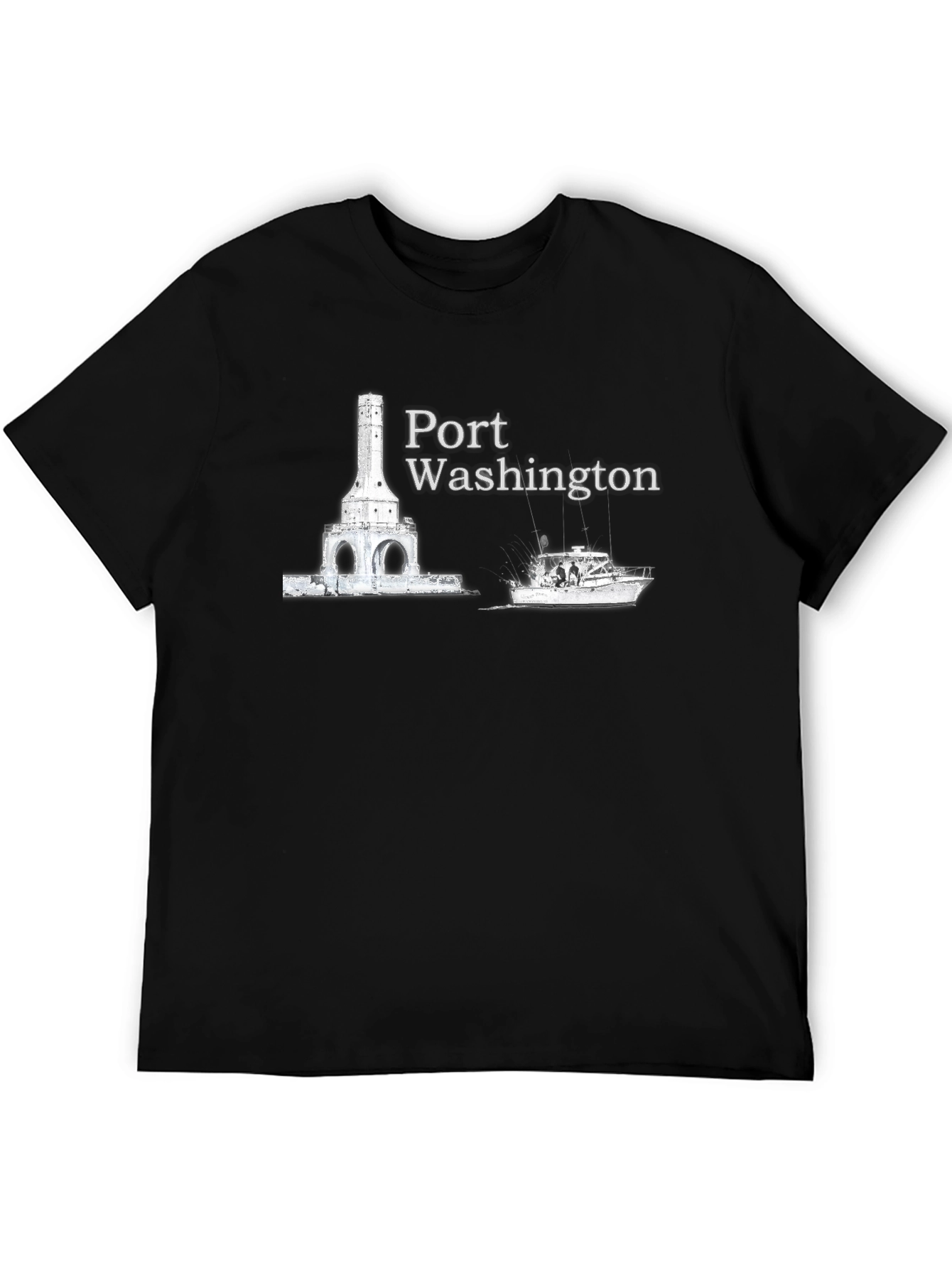 Port Washington Black T-Shirt