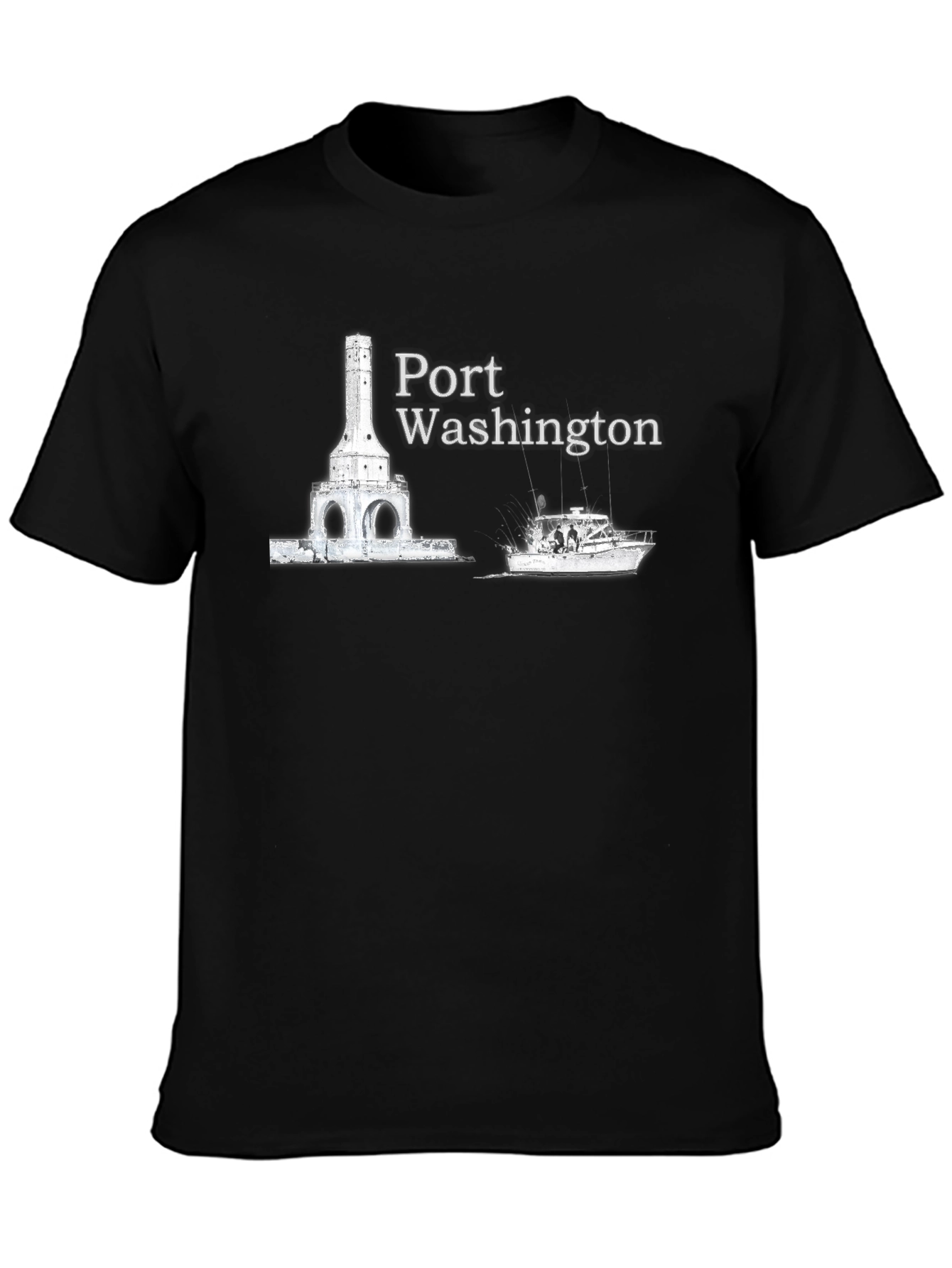 Port Washington Black T-Shirt