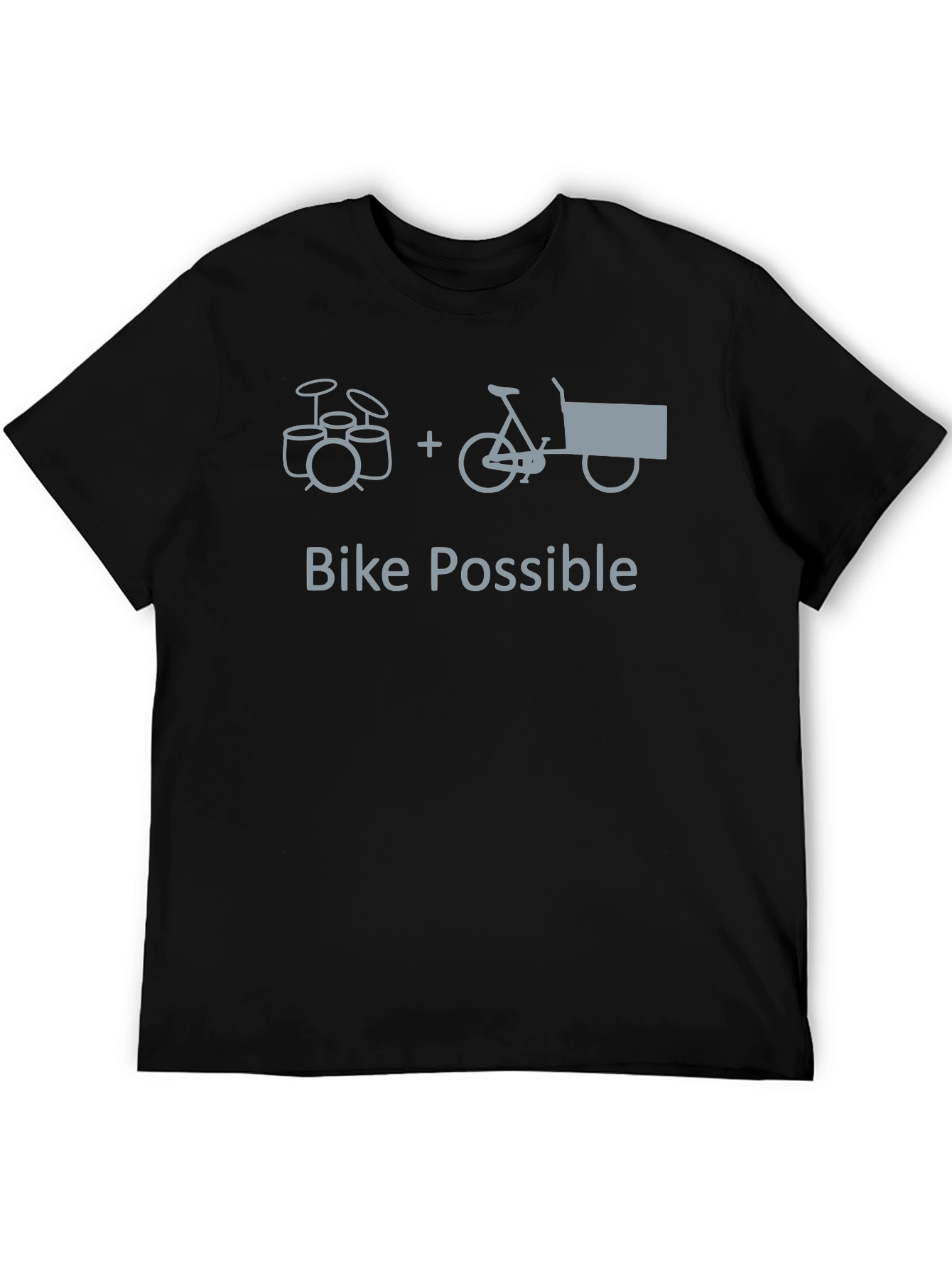 Drum Kit + Bike = Bike Possible Graphic Tee