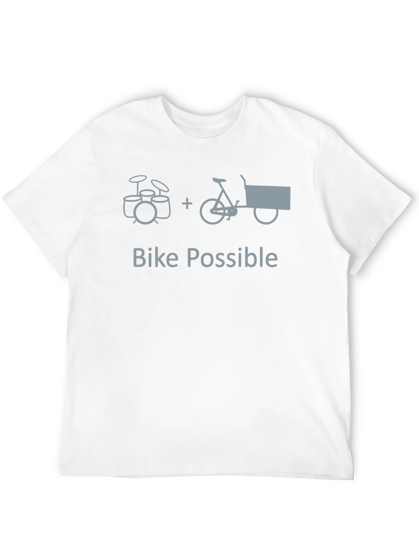 Drum Kit + Bike = Bike Possible Graphic Tee