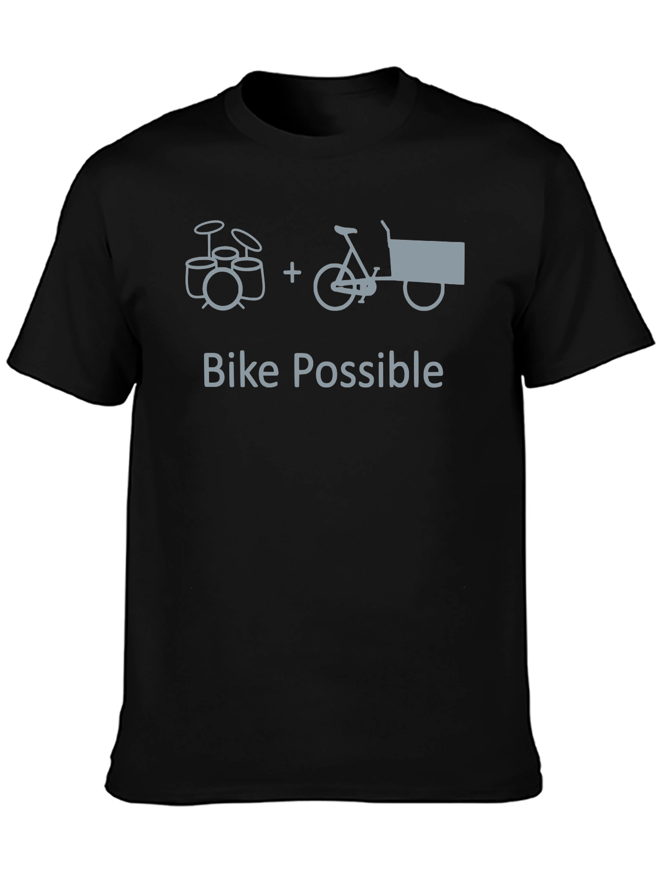 Drum Kit + Bike = Bike Possible Graphic Tee