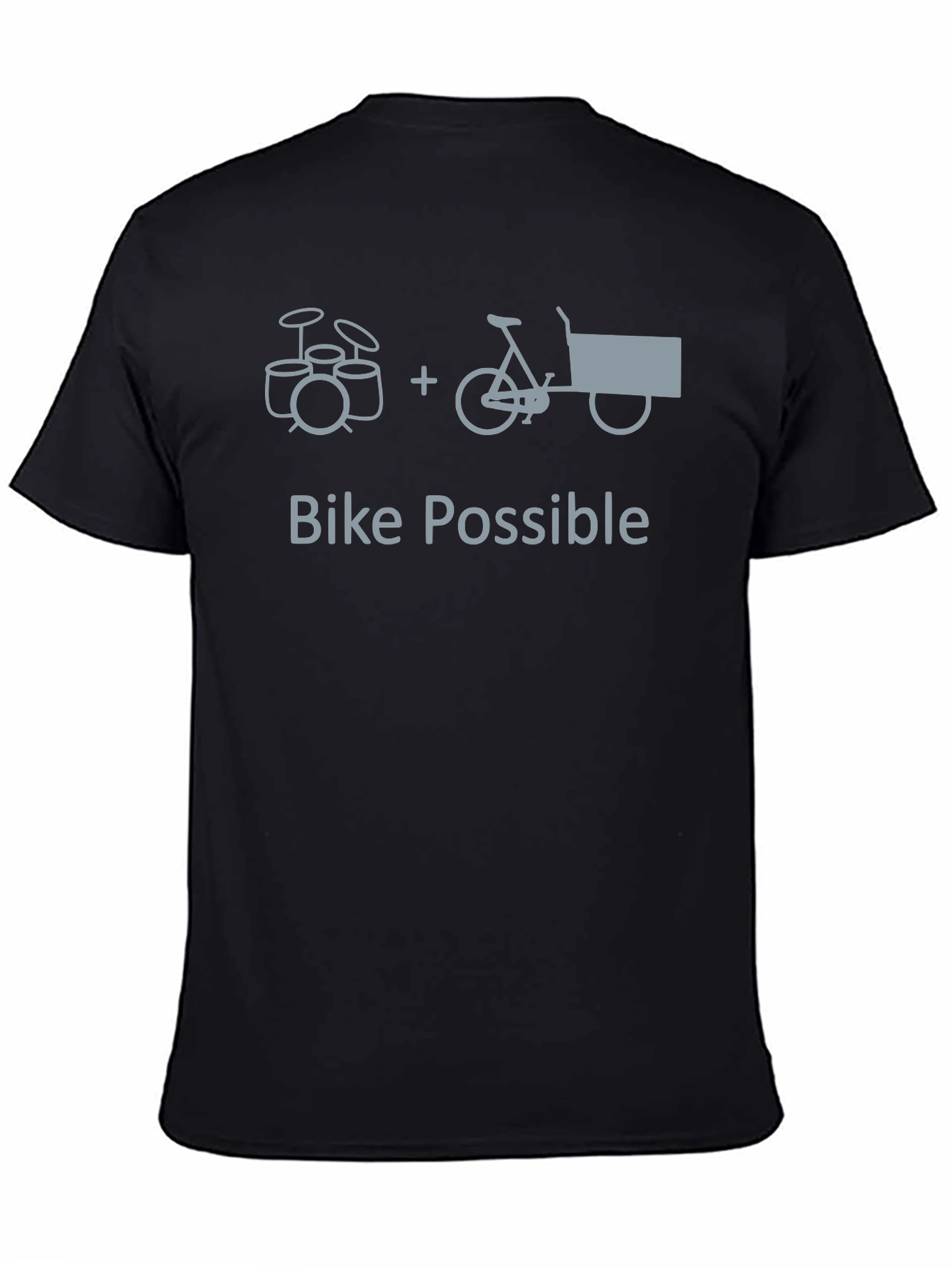 Drum Kit + Bike = Bike Possible Graphic Tee