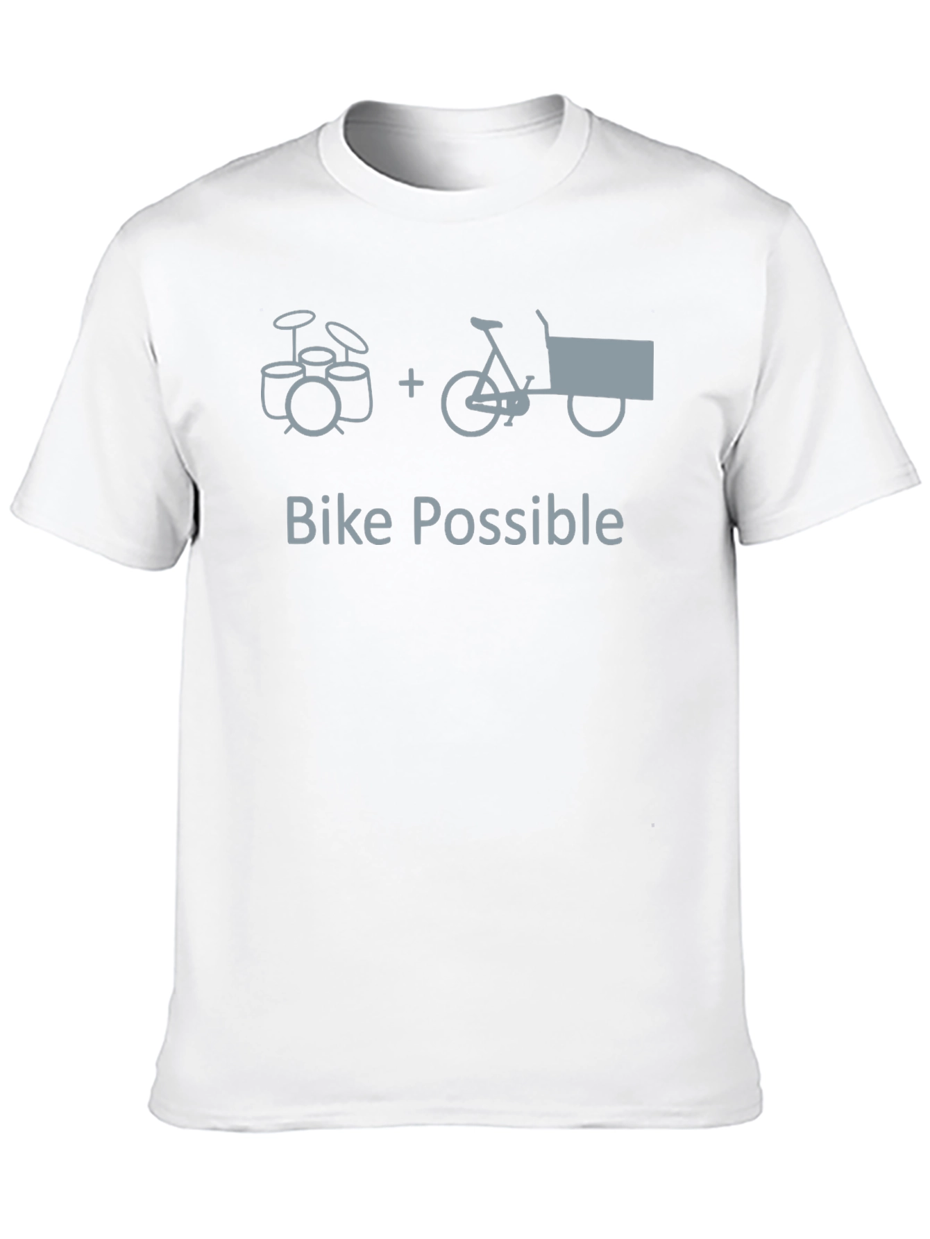 Drum Kit + Bike = Bike Possible Graphic Tee