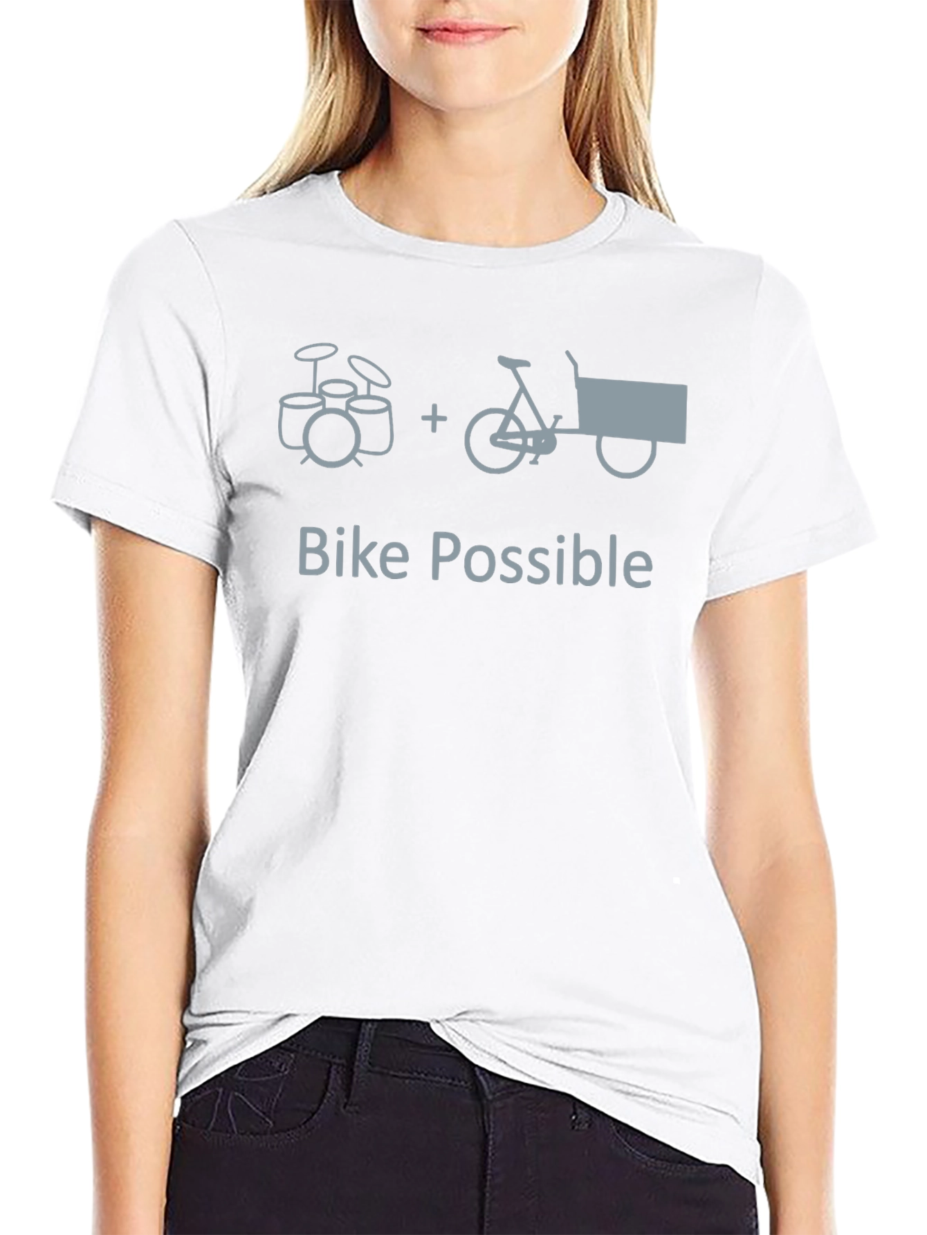 Drum Kit + Bike = Bike Possible Graphic Tee