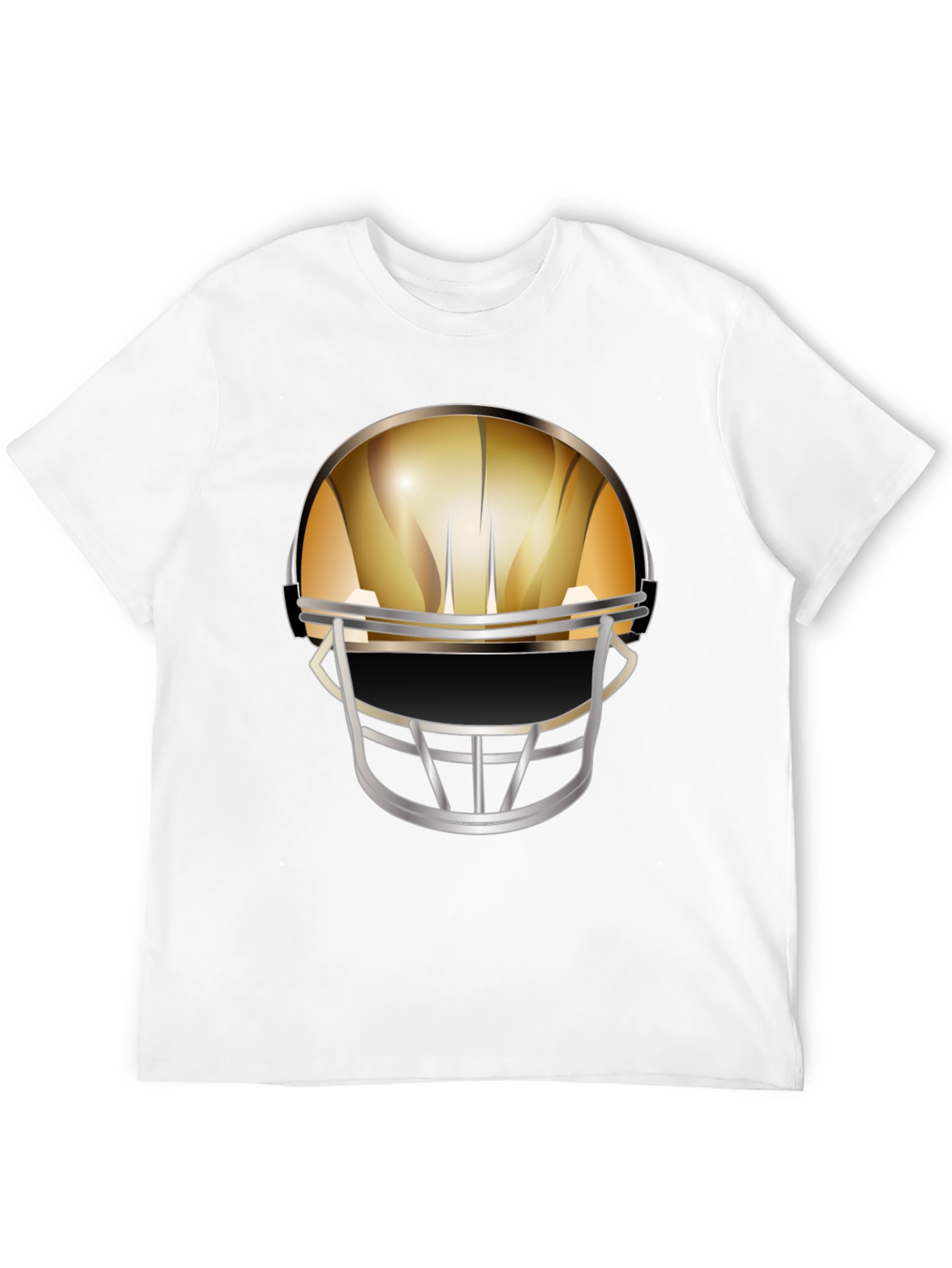 Football Helmet Graphic Tee - Gridiron Style