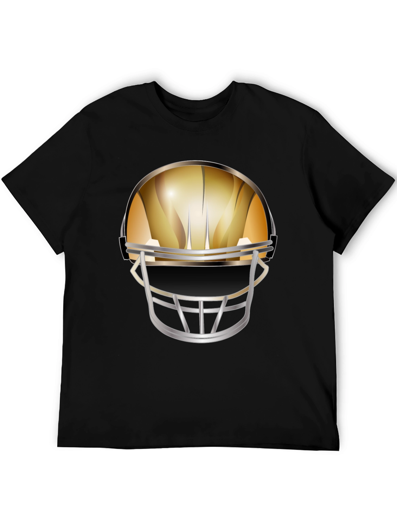 Football Helmet Graphic Tee - Gridiron Style