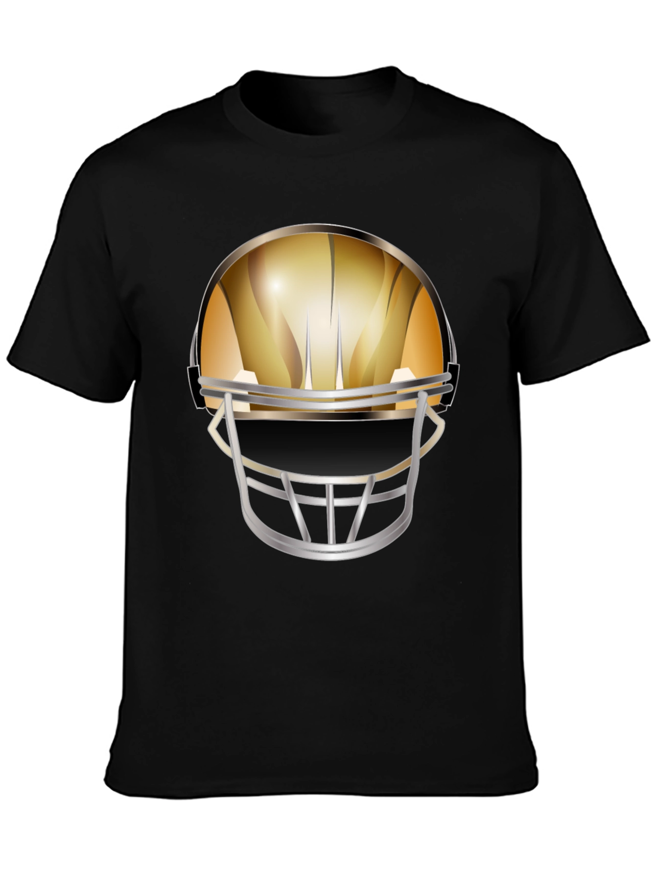 Football Helmet Graphic Tee - Gridiron Style