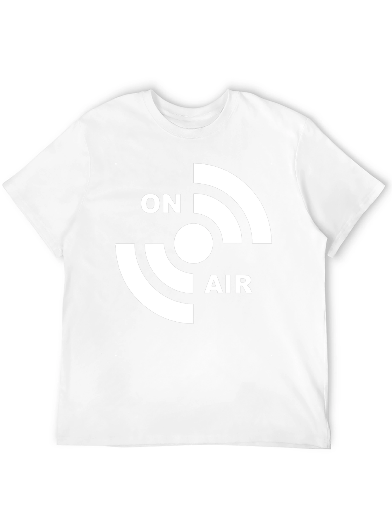 On Air Graphic Tee - Black Cotton T-Shirt