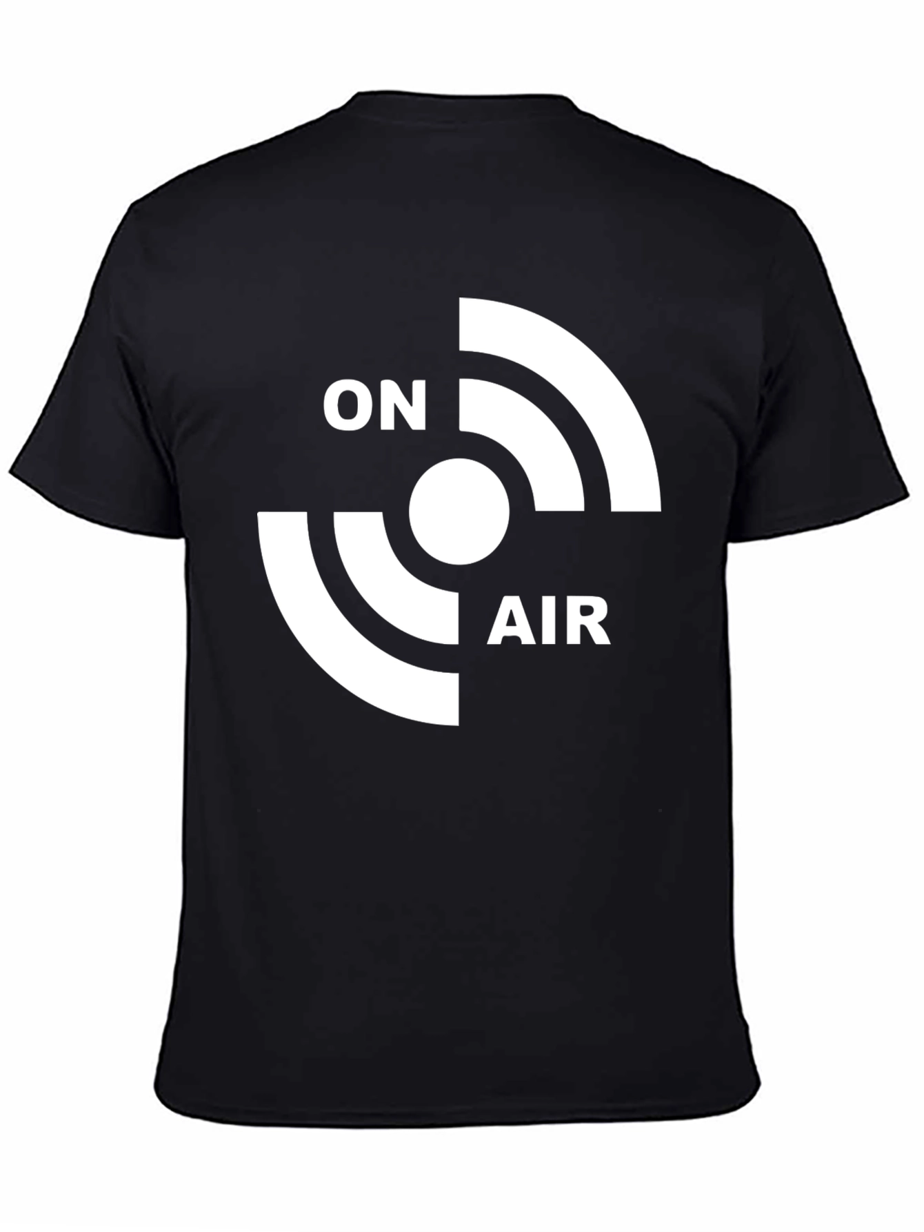 On Air Graphic Tee - Black Cotton T-Shirt