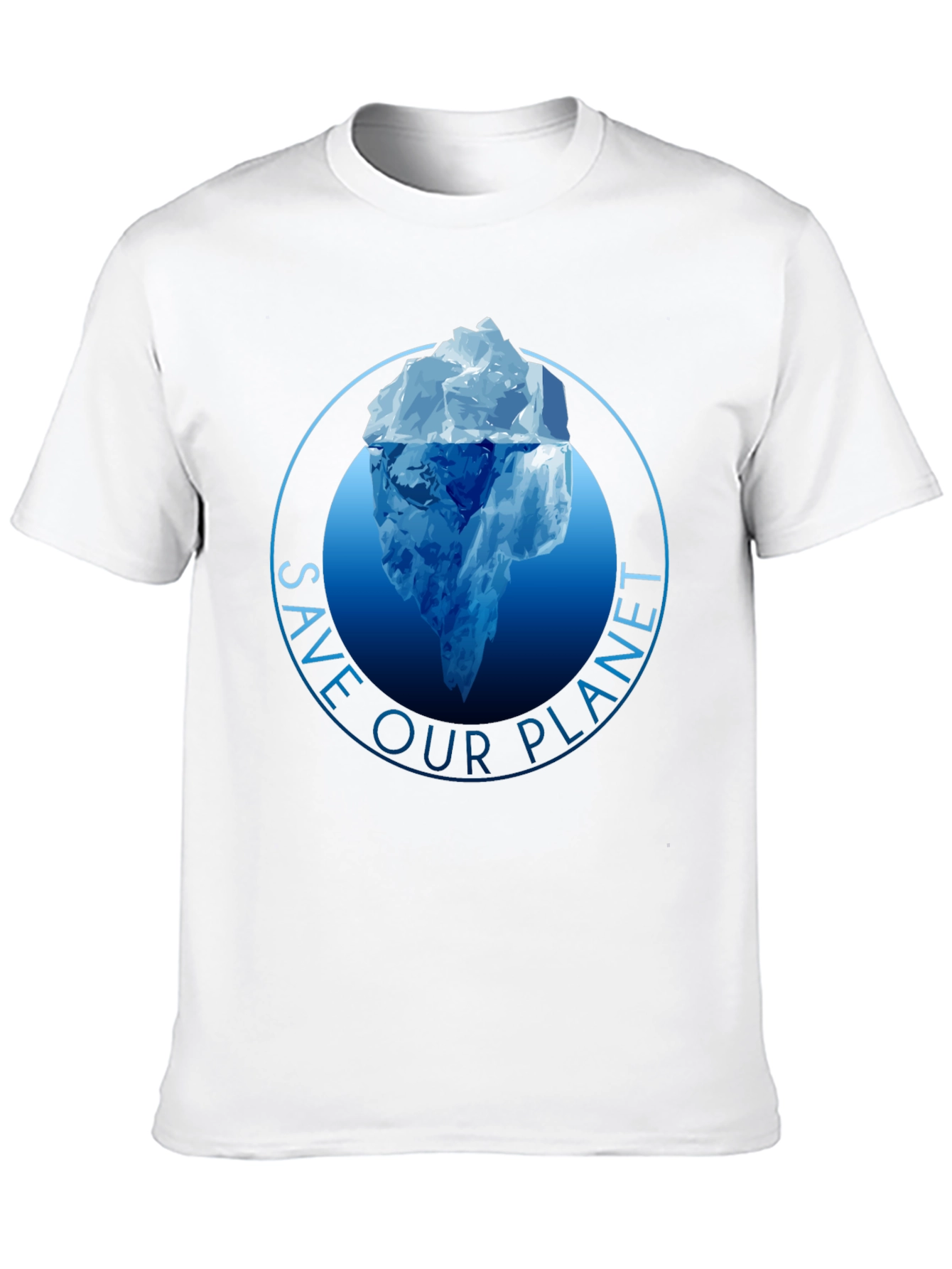 Save Our Planet Graphic Tee - Iceberg Design