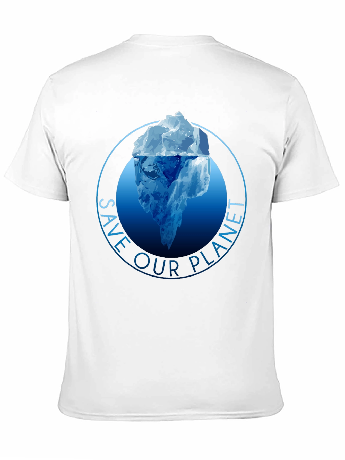 Save Our Planet Graphic Tee - Iceberg Design