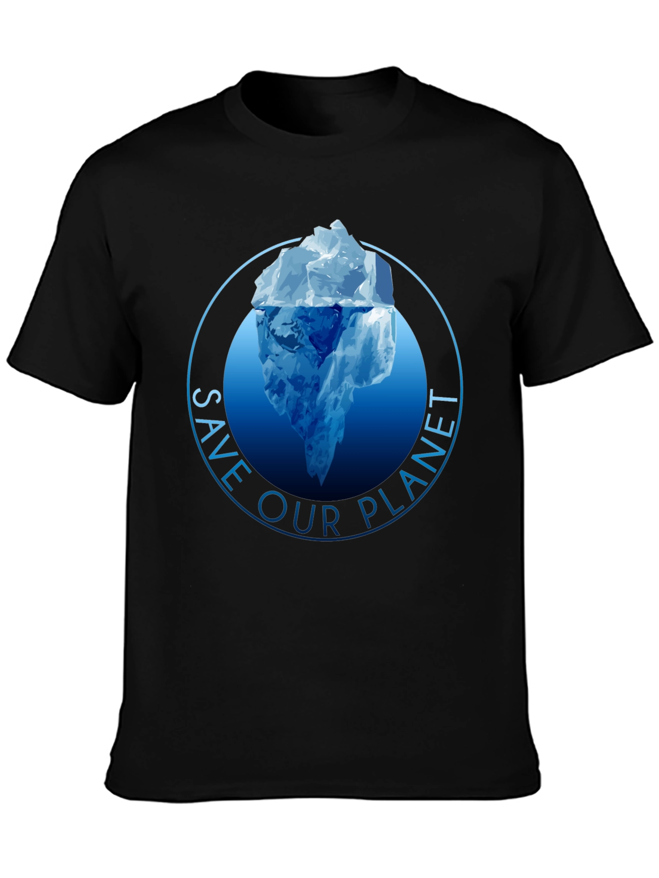 Save Our Planet Graphic Tee - Iceberg Design