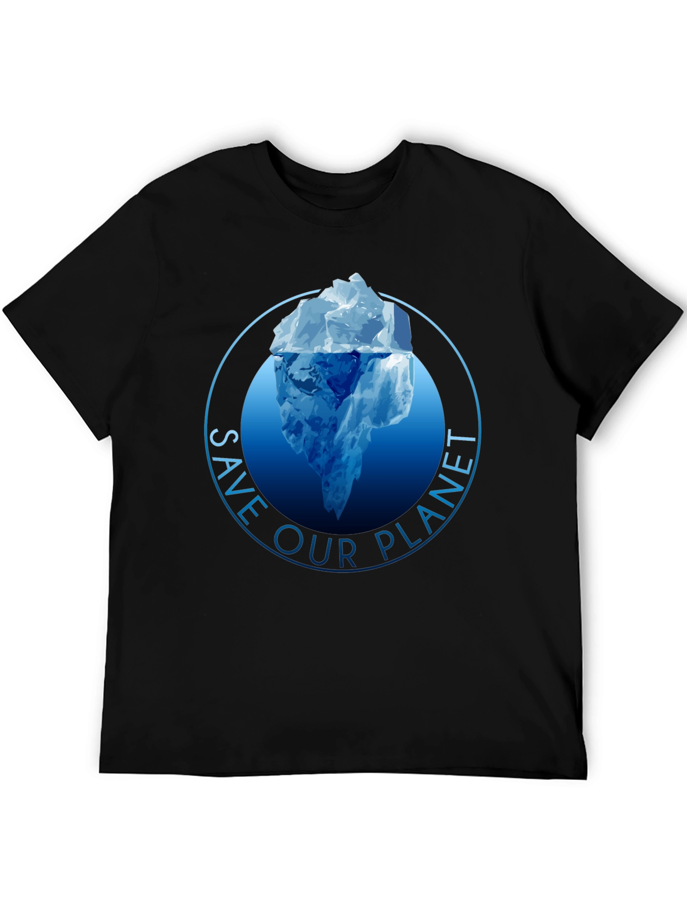 Save Our Planet Graphic Tee - Iceberg Design