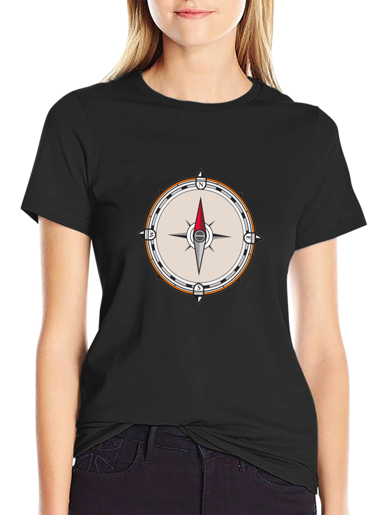 Compass Graphic Tee - Stylish Adventure Apparel