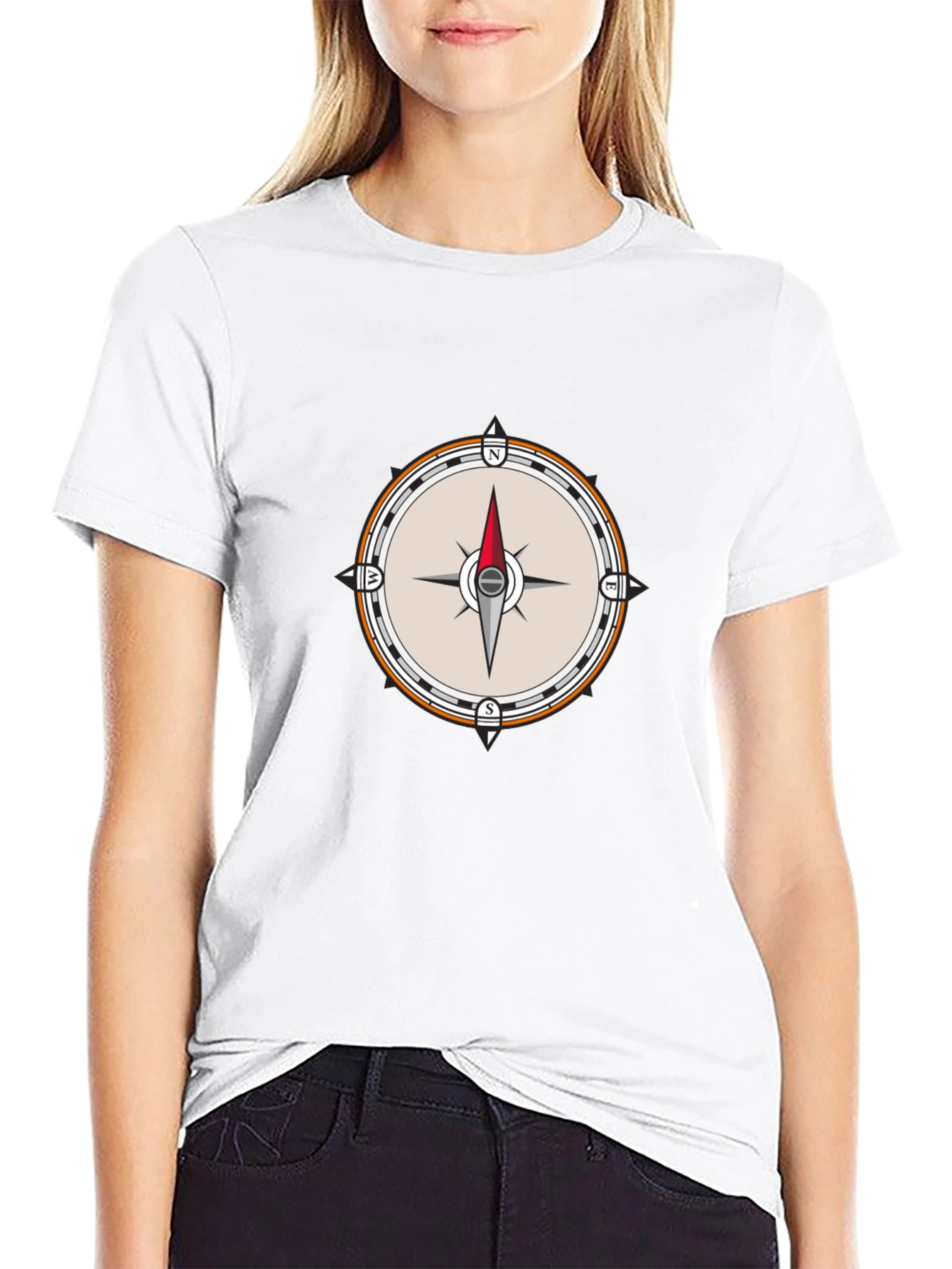 Compass Graphic Tee - Stylish Adventure Apparel