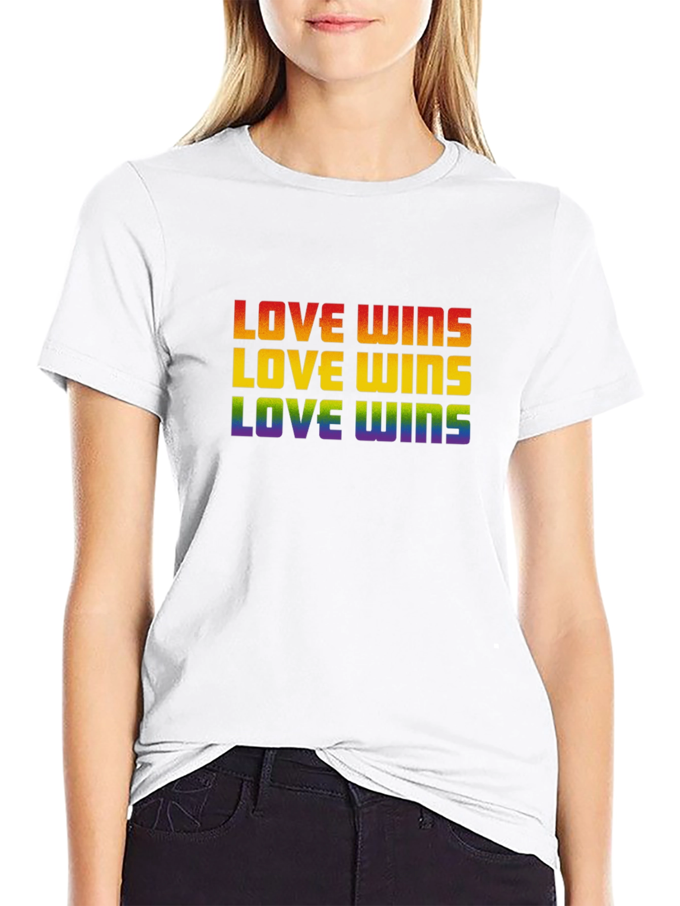Love Wins Rainbow Pride T-Shirt