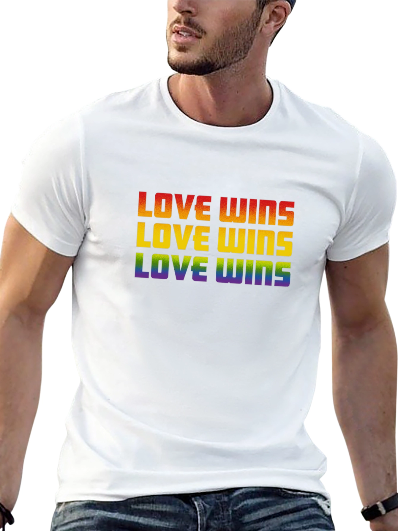 Love Wins Rainbow Pride T-Shirt