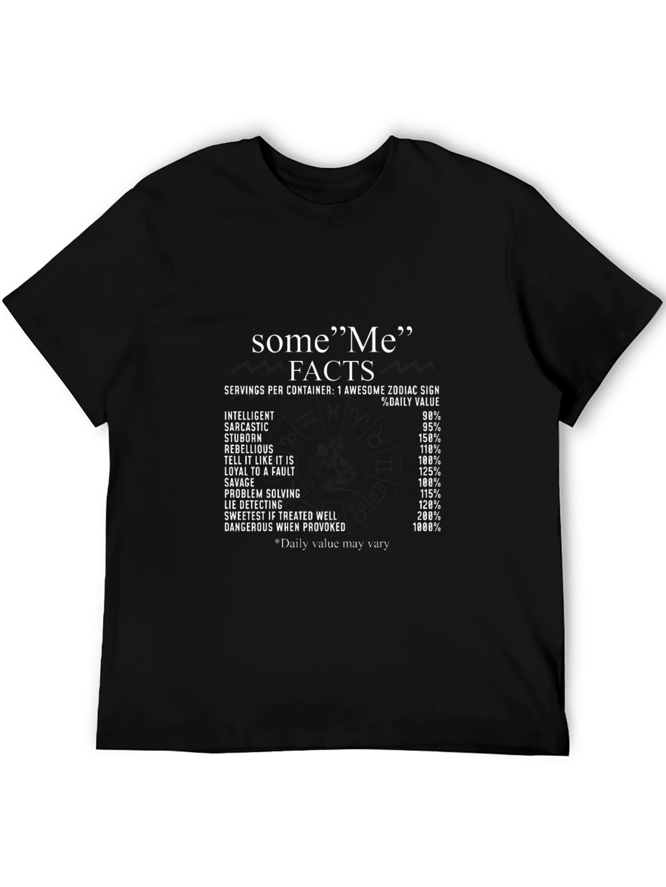 Funny Some Me Facts Graphic T-Shirt