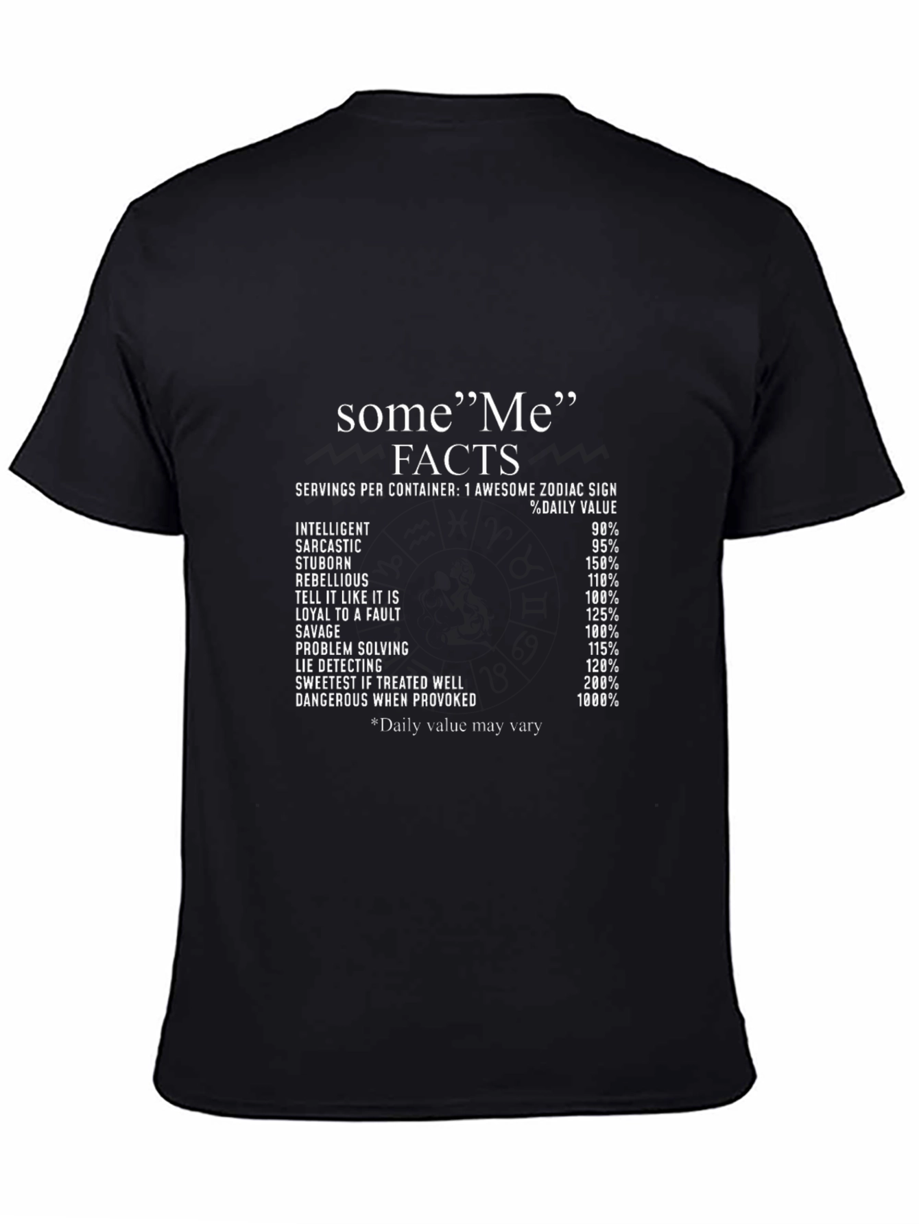 Funny Some Me Facts Graphic T-Shirt