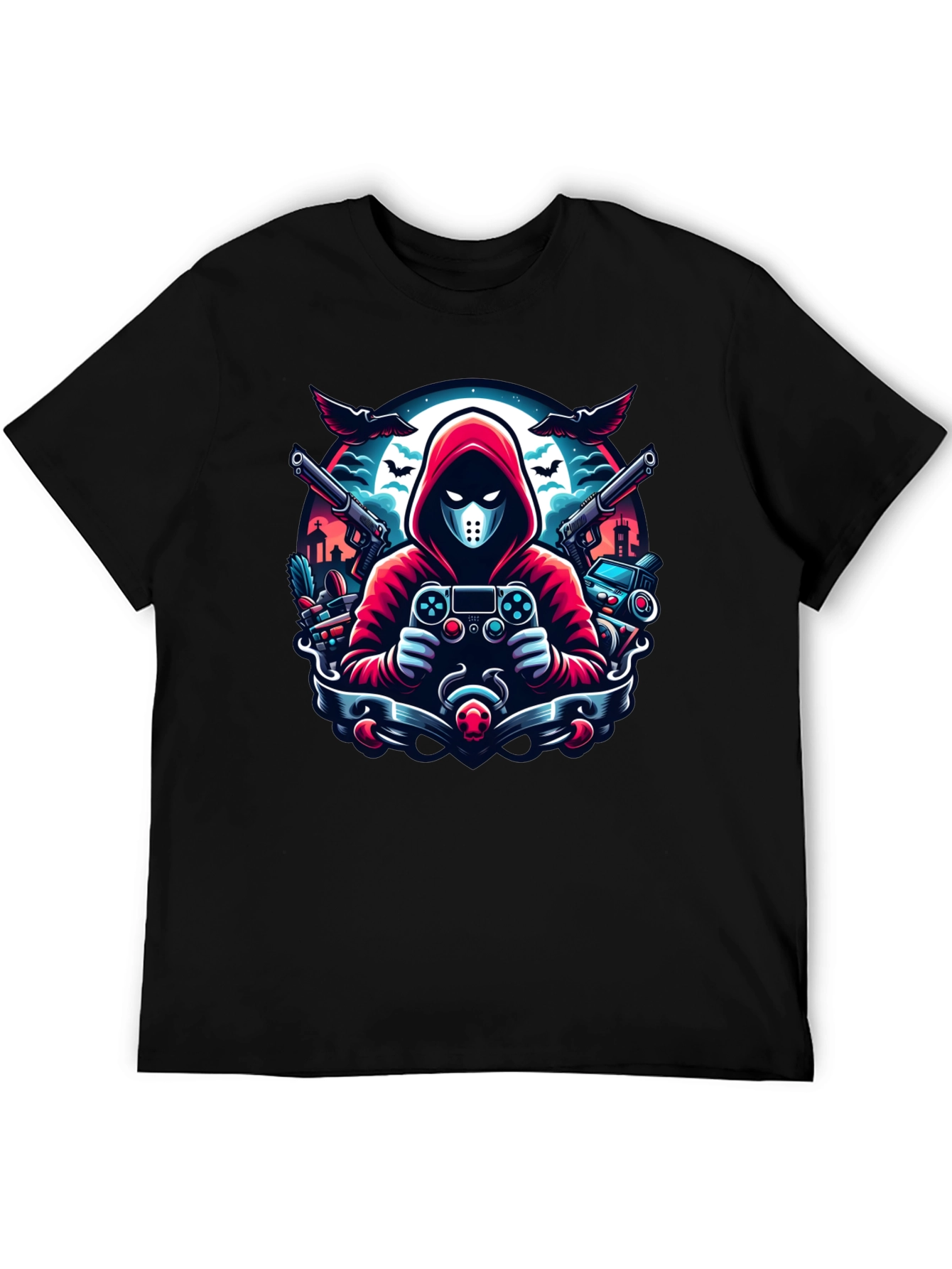 Gamer Assassin T-Shirt - Midnight Gaming Tee