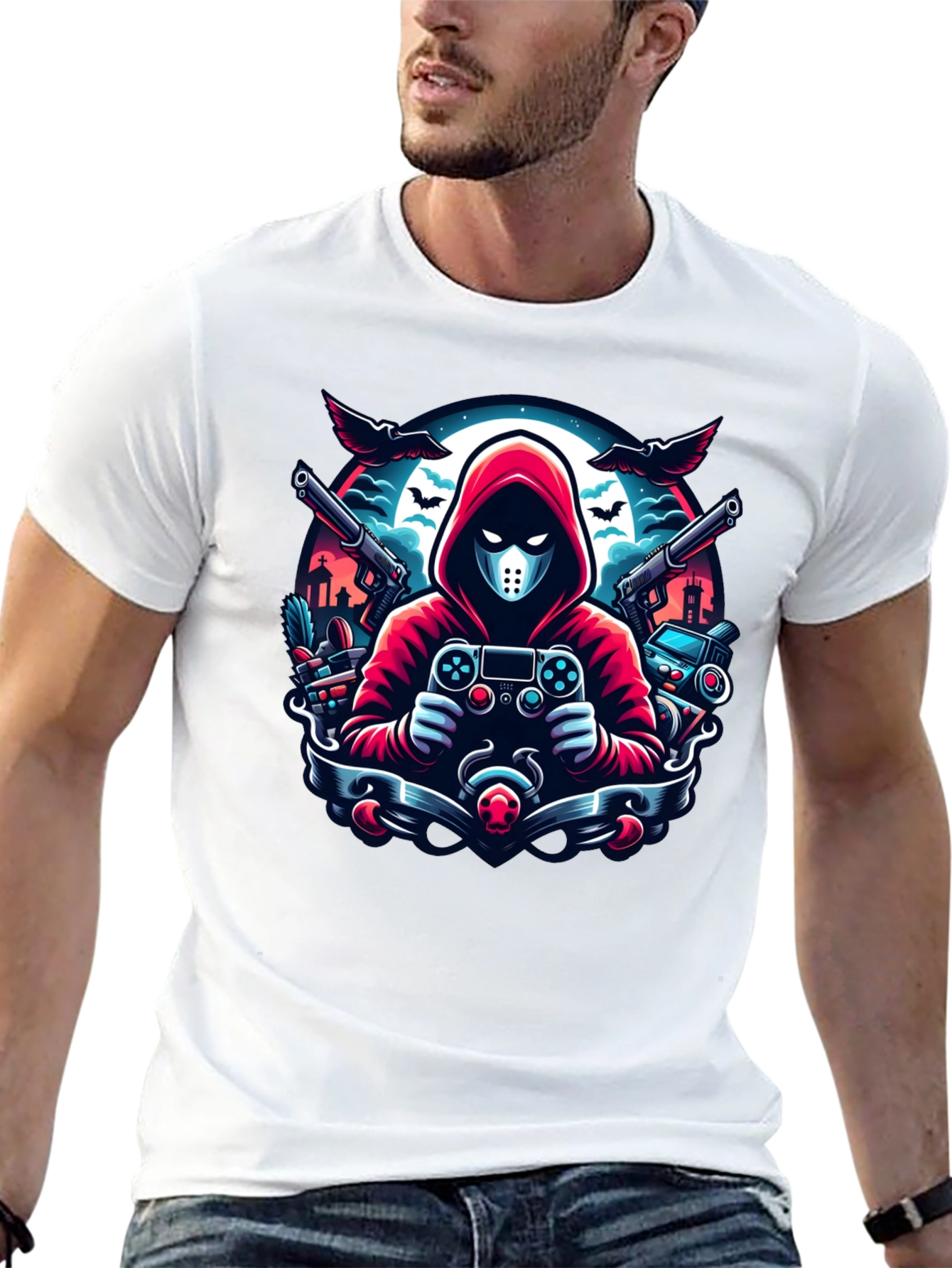 Gamer Assassin T-Shirt - Midnight Gaming Tee