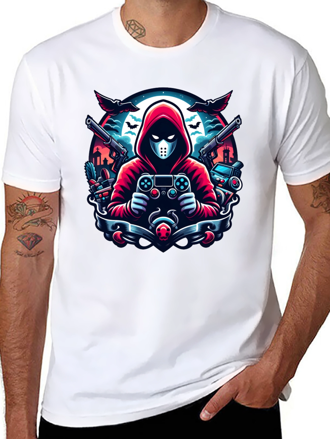 Gamer Assassin T-Shirt - Midnight Gaming Tee