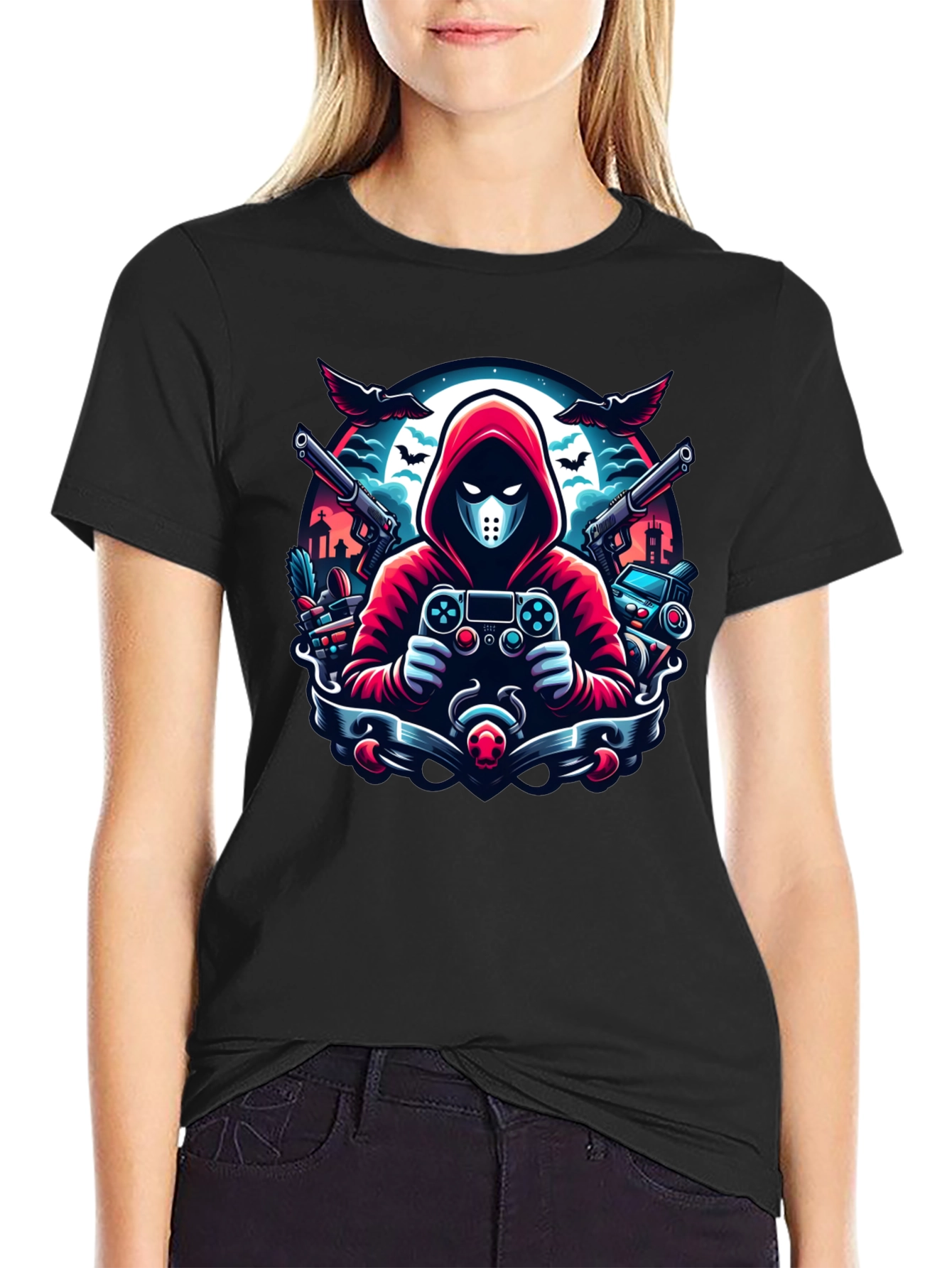 Gamer Assassin T-Shirt - Midnight Gaming Tee