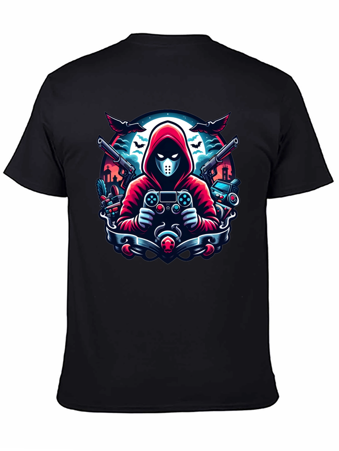 Gamer Assassin T-Shirt - Midnight Gaming Tee