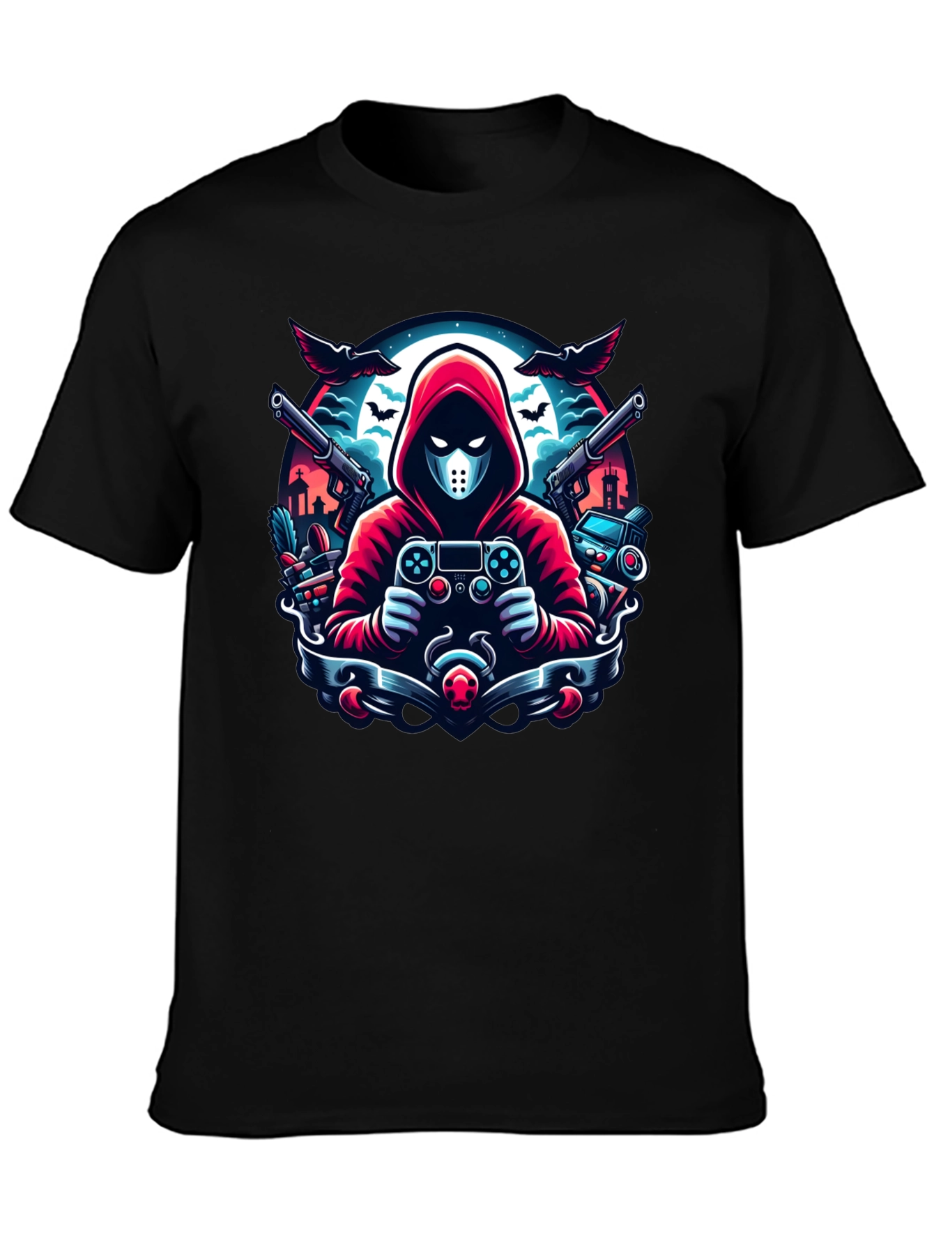 Gamer Assassin T-Shirt - Midnight Gaming Tee