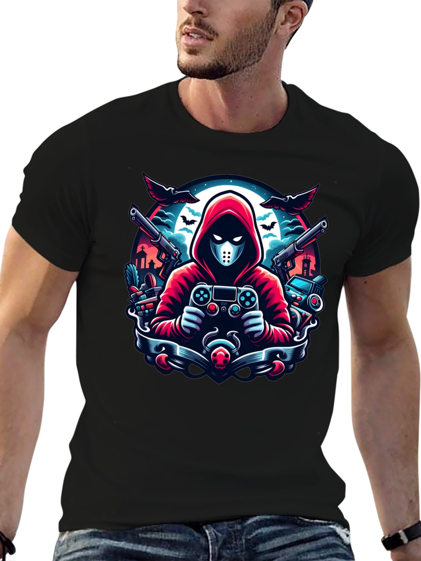 Gamer Assassin T-Shirt - Midnight Gaming Tee
