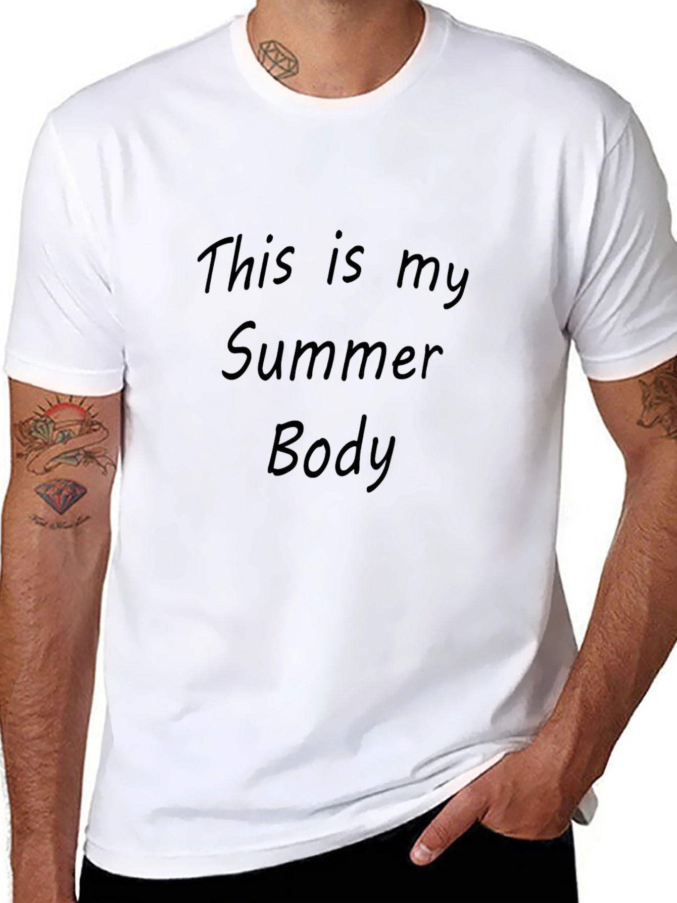 Summer Body T-Shirt - Mens Funny Graphic Tee