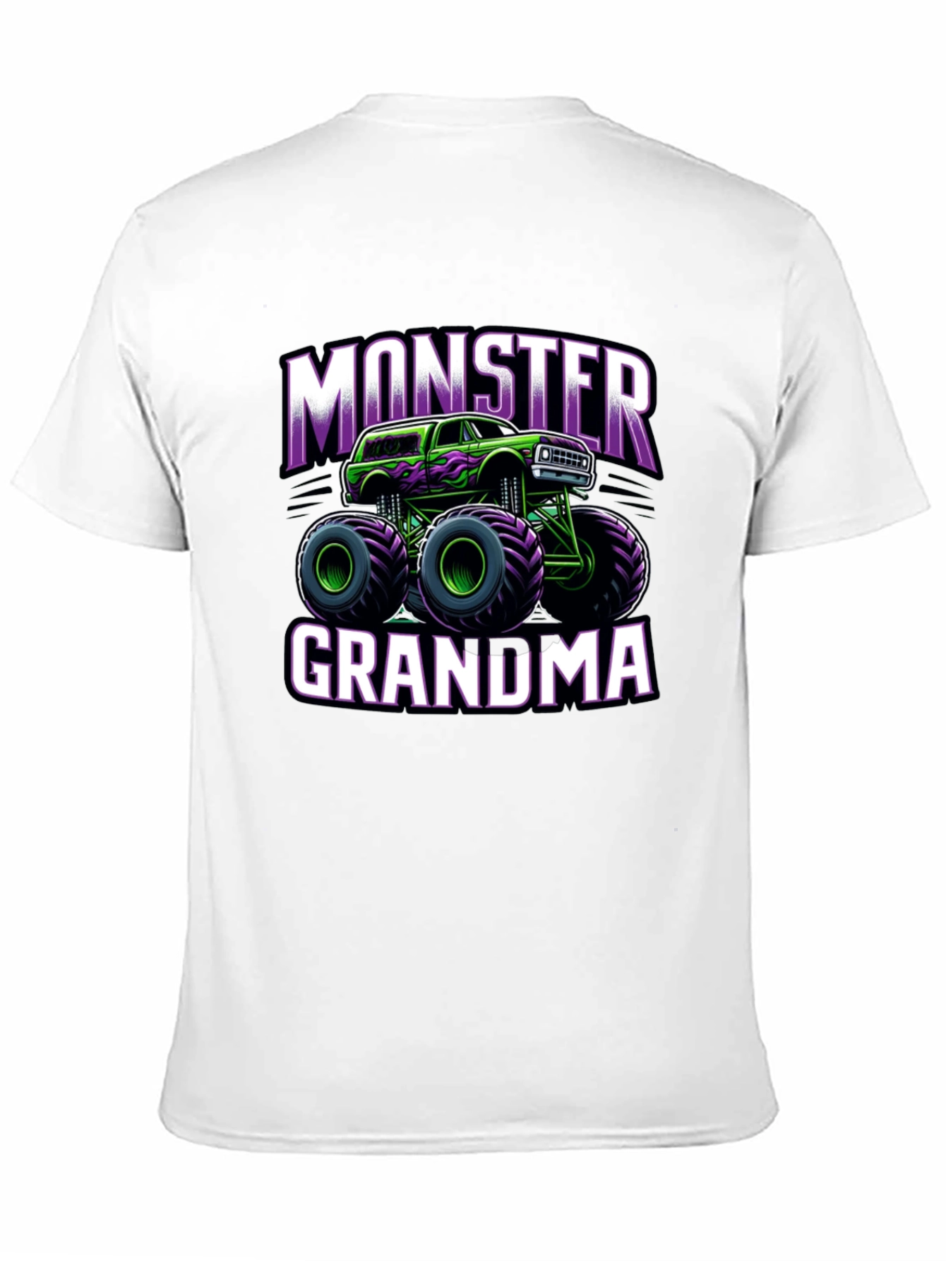 Monster Grandma Truck Black T-Shirt