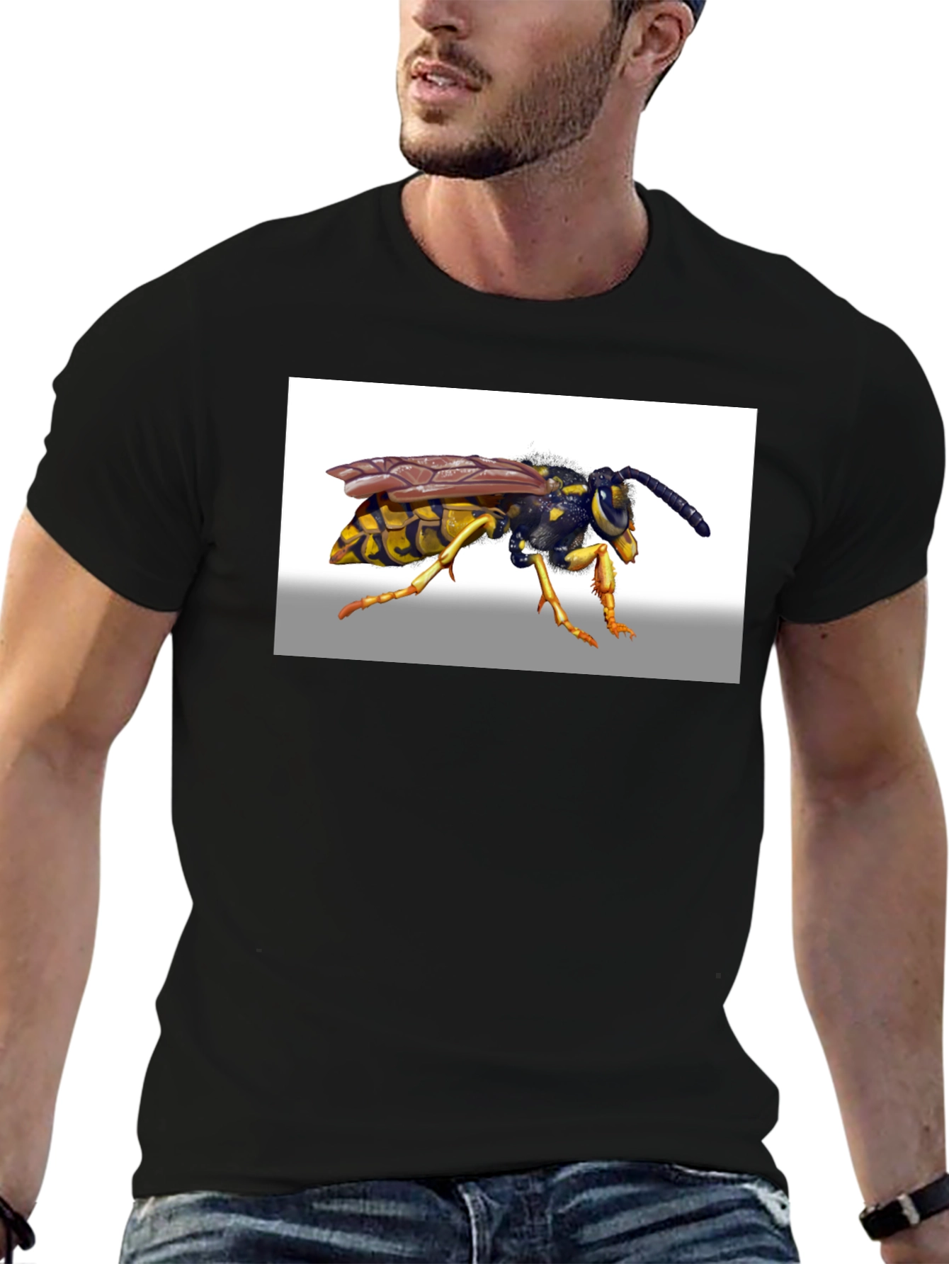Wasp Graphic Tee - Black