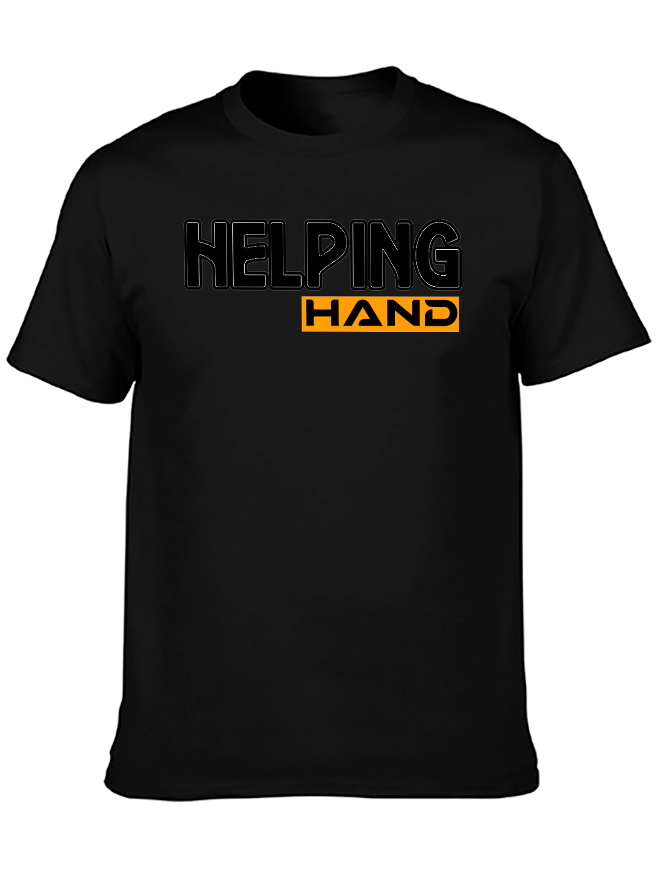 Helping Hand Black T-Shirt