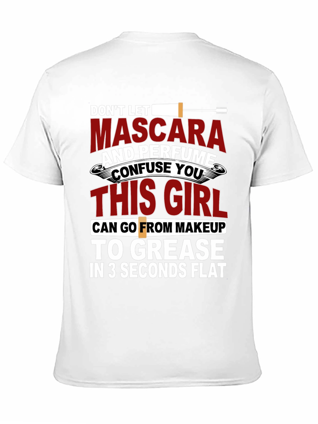 Mascara and Perfume Funny Graphic T-Shirt