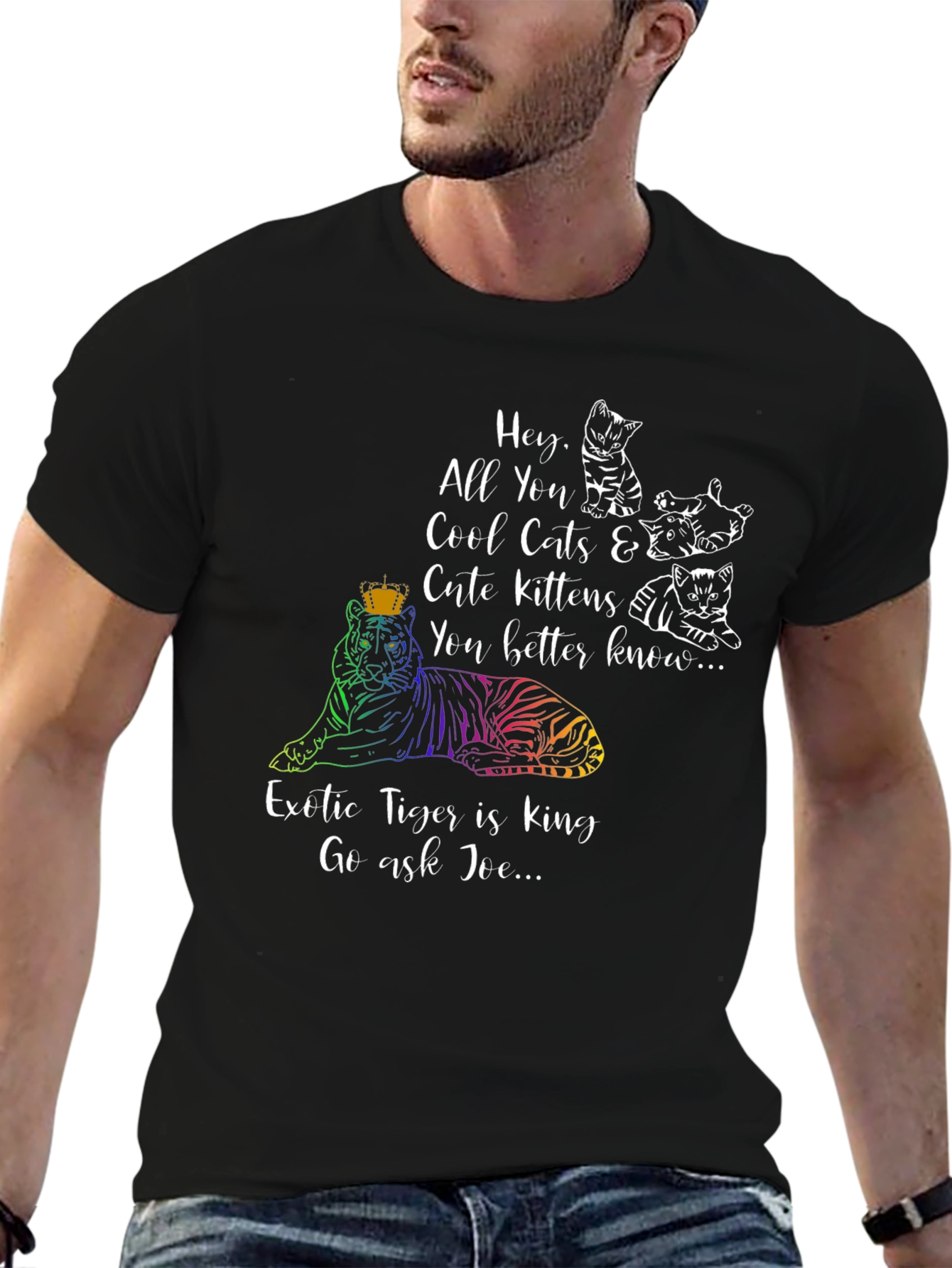 Exotic Tiger King Graphic Tee