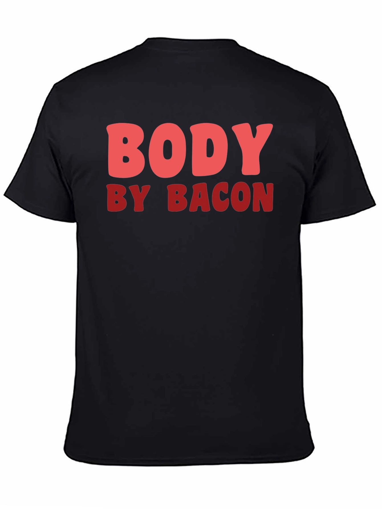 Body by Bacon Mens Black T-Shirt