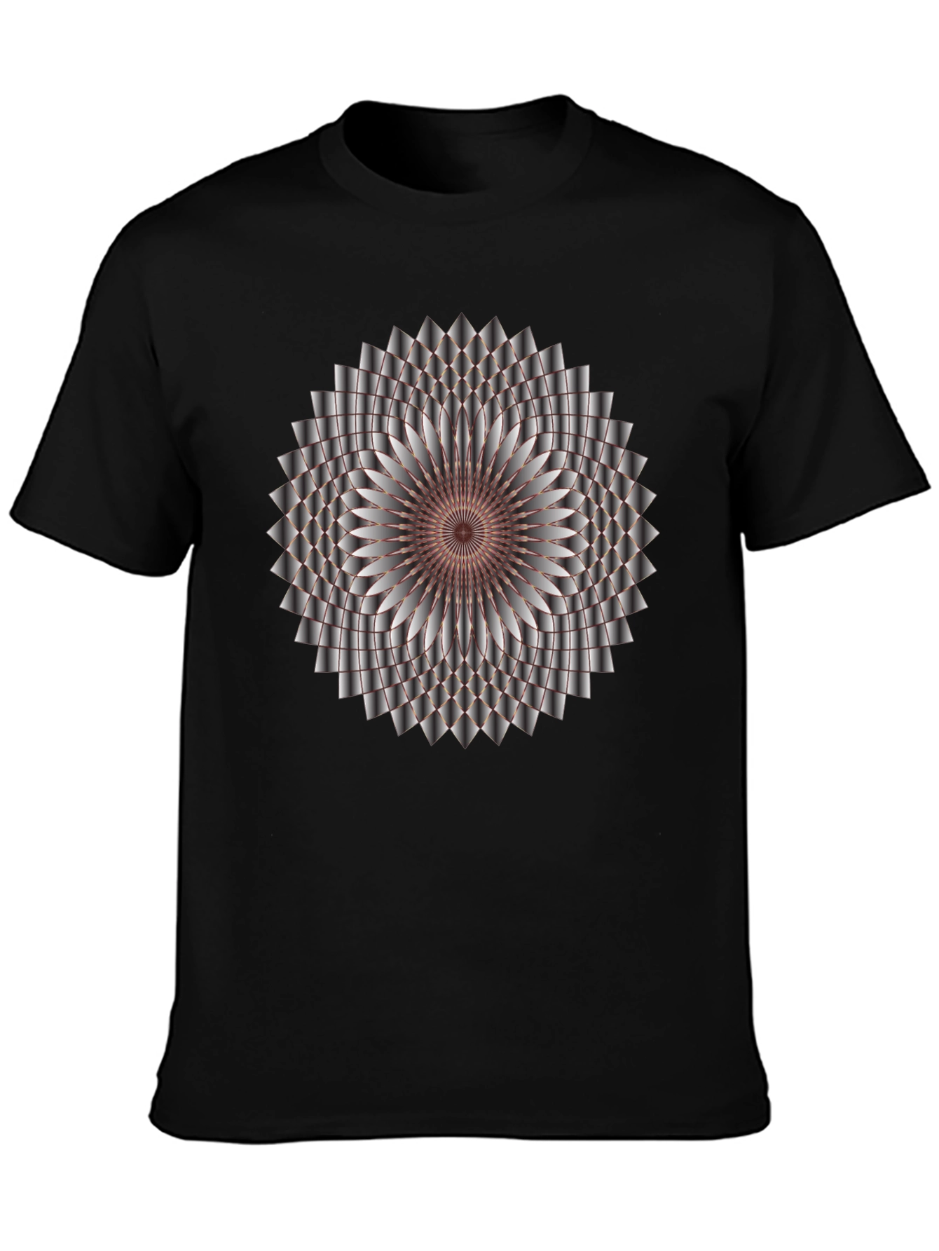 Geometric Mandala Graphic Print T-Shirt