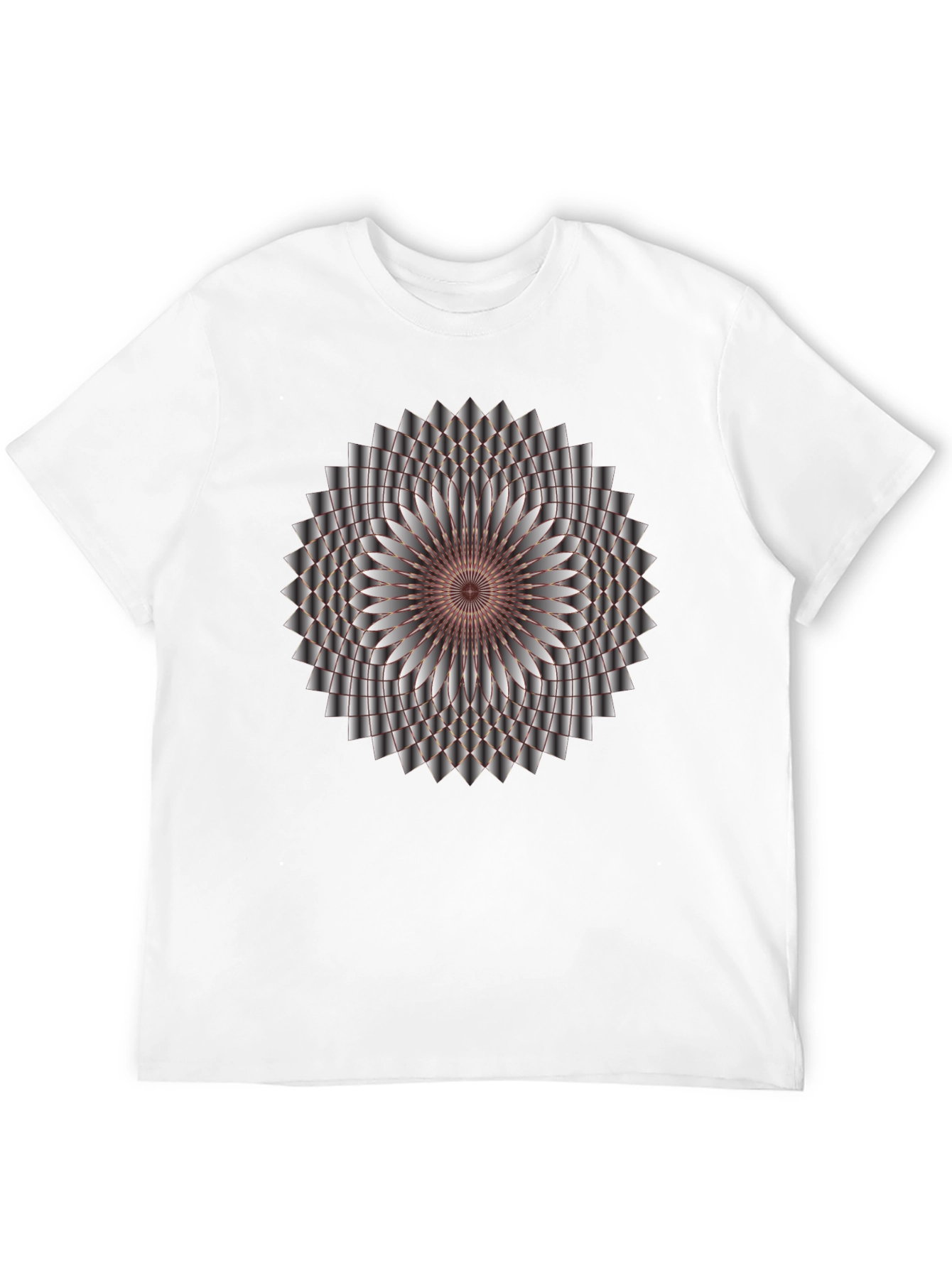 Geometric Mandala Graphic Print T-Shirt